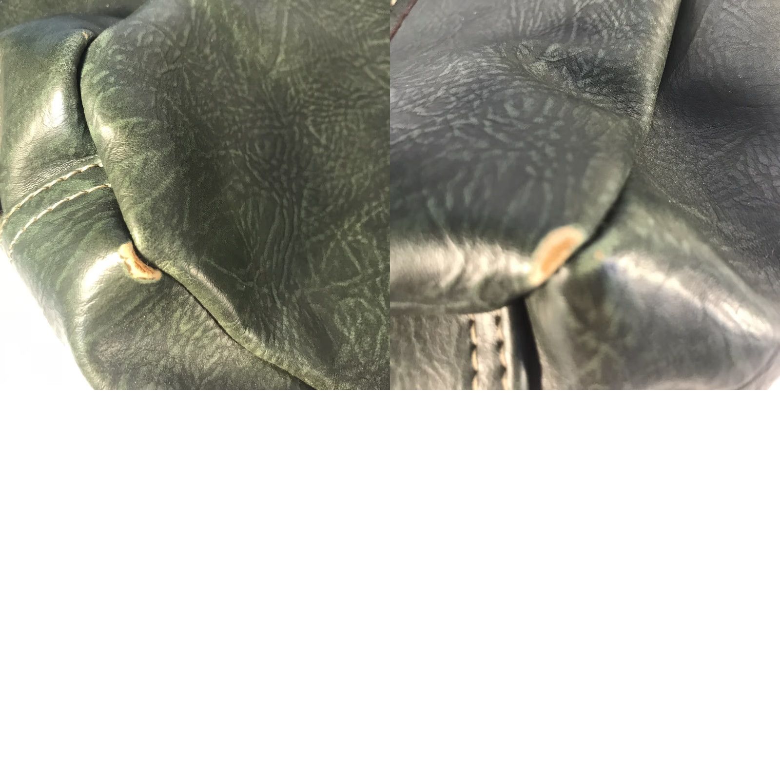 Born Born Concepts Green Leather Shoulder Bag Women Large Multi-Pockets Travel Casual Workwear Size ONE SIZE - 8 Thumbnail