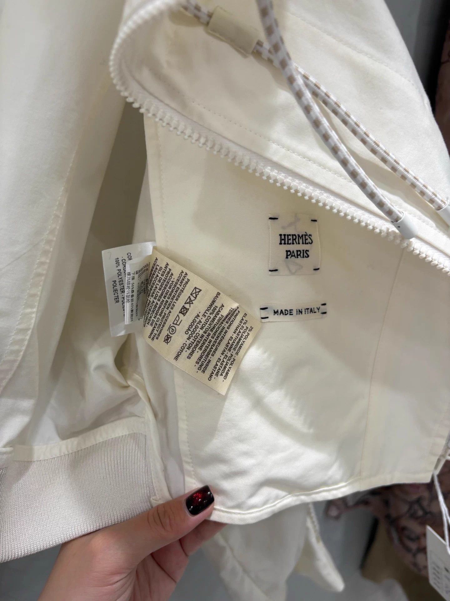 Hermes Hermes new hooded short jacket deadstock size 38 Size S / US 4 / IT 40 - 4 Thumbnail