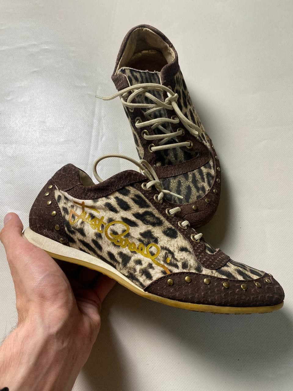 Just Cavalli Vintage Just Cavalli Suede Sneakers Size US 6 / IT 36 - 10 Thumbnail