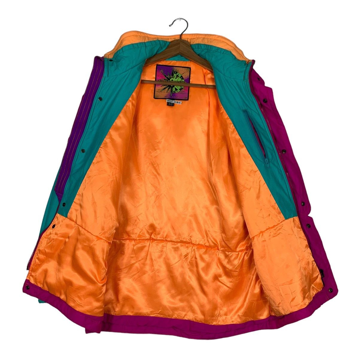 Goldwin GOLDWIN Premier Mix Multicolor Hooded Ski Jacket #0068-C4 Size US L / EU 52-54 / 3 - 13 Thumbnail