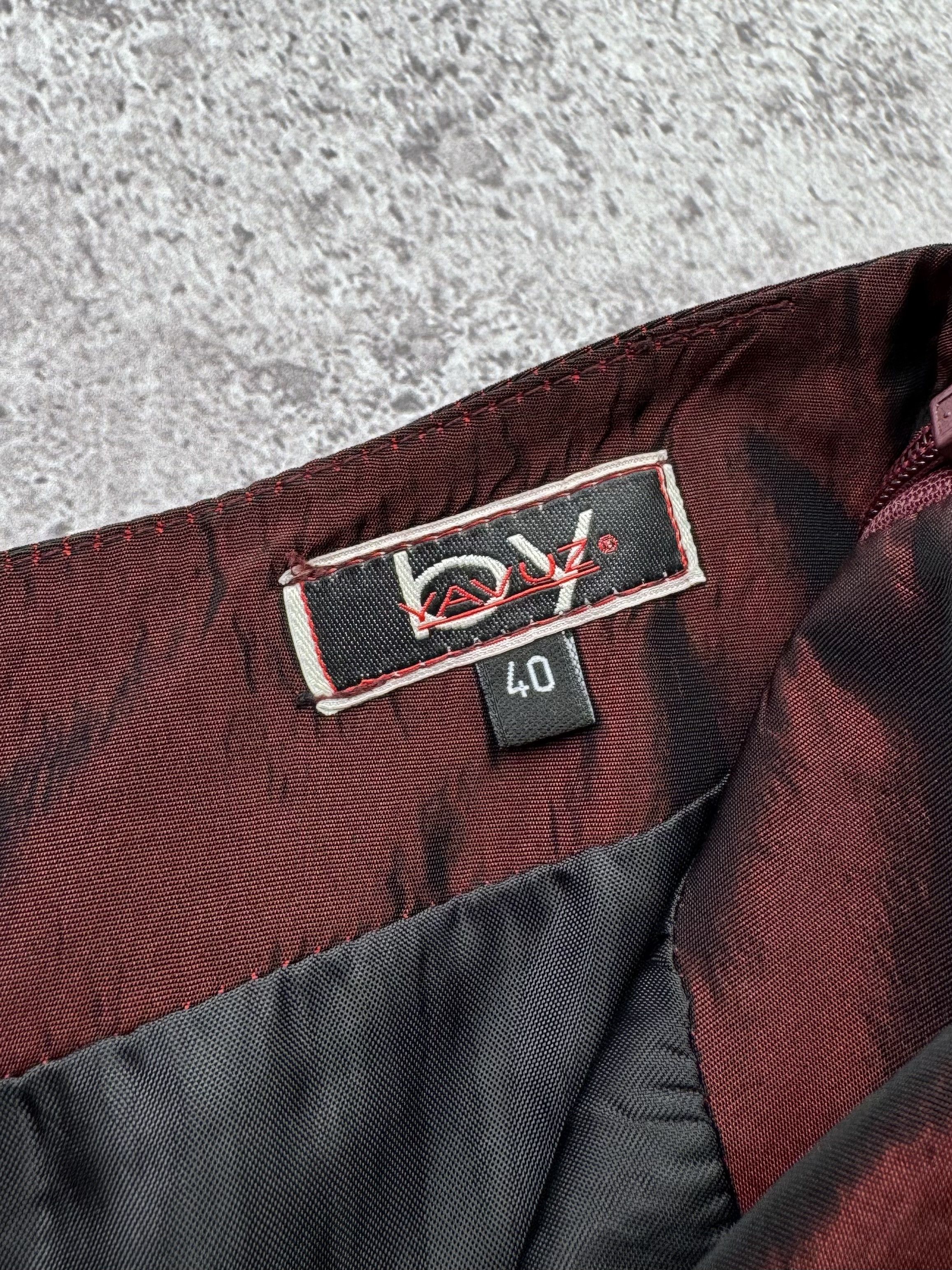 Vintage Vintage Midi Asymmetry Flare Skirt Bondaged C590(V235)(E8) Size 28" / US 6 / IT 42 - 5 Thumbnail