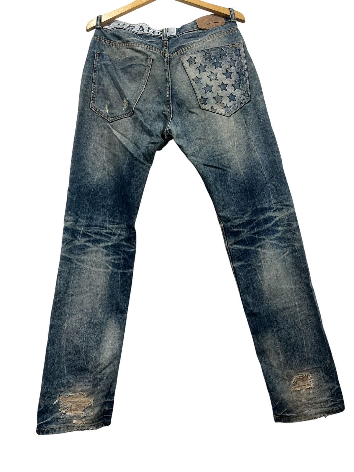 Oakley Oakley denim jeans faded with tear Size US 34 / EU 50 - 2 Thumbnail
