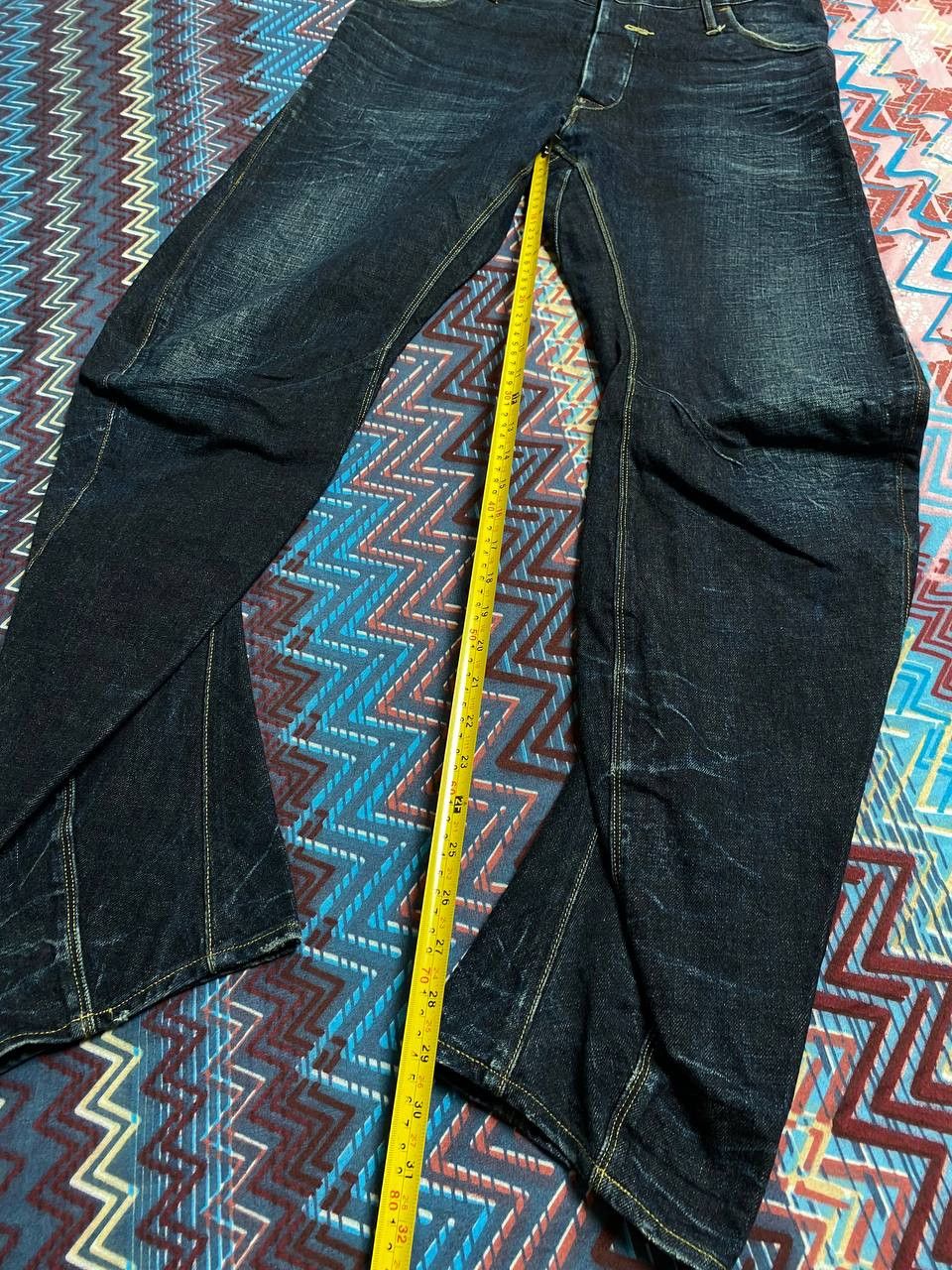 G-Star Vintage Y2K baggy trashed faded grunge g star raw jeans pant Size US 31 - 12 Thumbnail