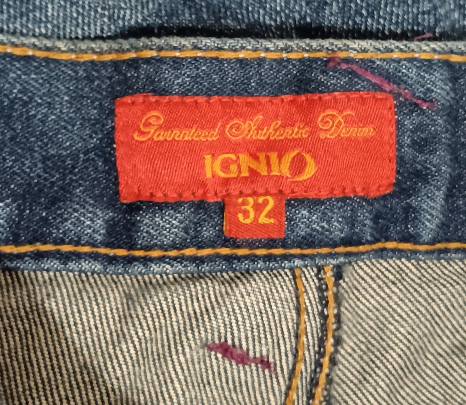 If Six Was Nine IGNIO SEASONED DISTRESSED DESIGN JEANS Size US 36 / EU 52 - 2 Thumbnail
