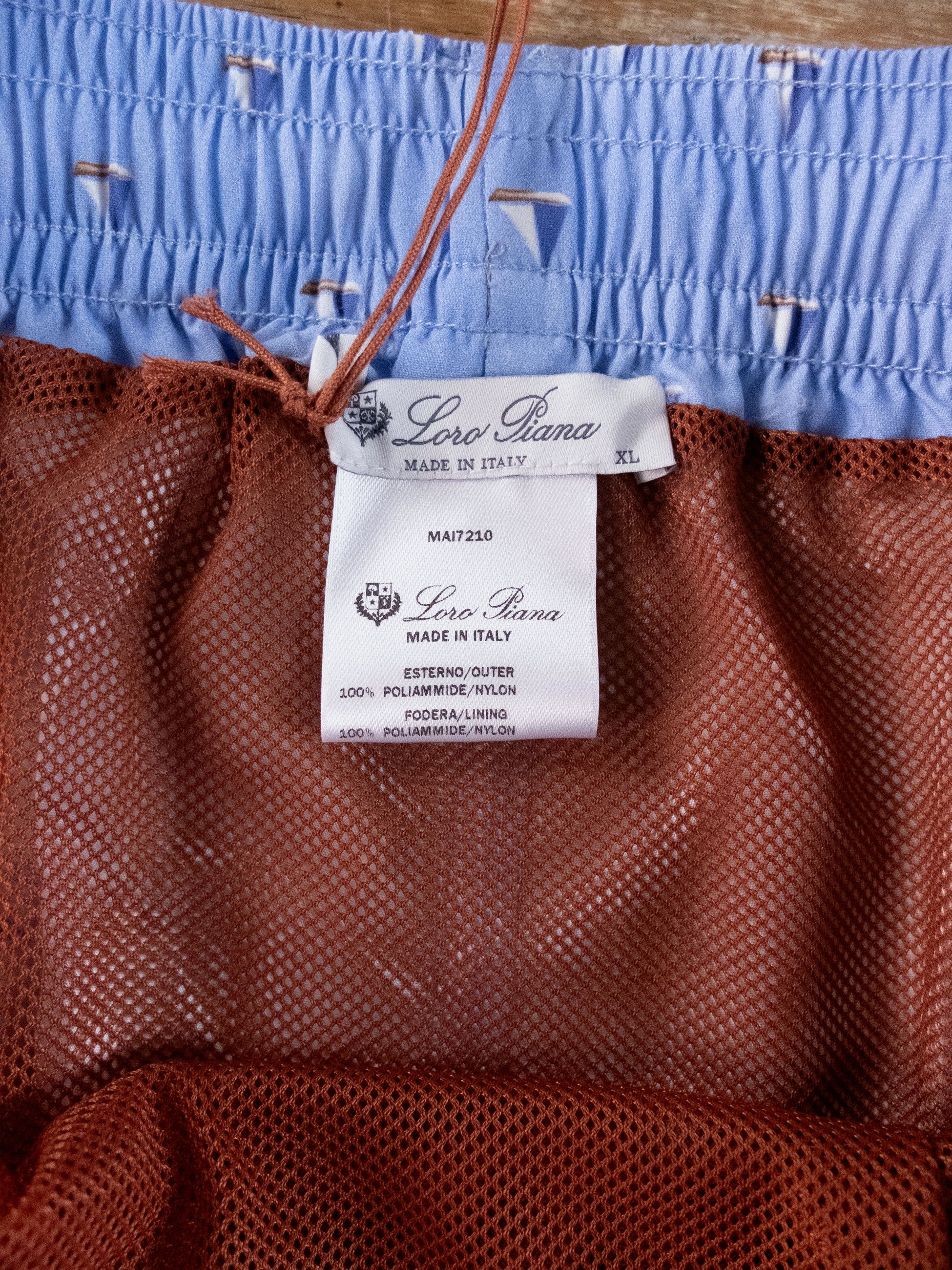 Loro Piana LORO PIANA blue Bay Toys sail print swim shorts XL Size US 36 / EU 52 - 4 Thumbnail