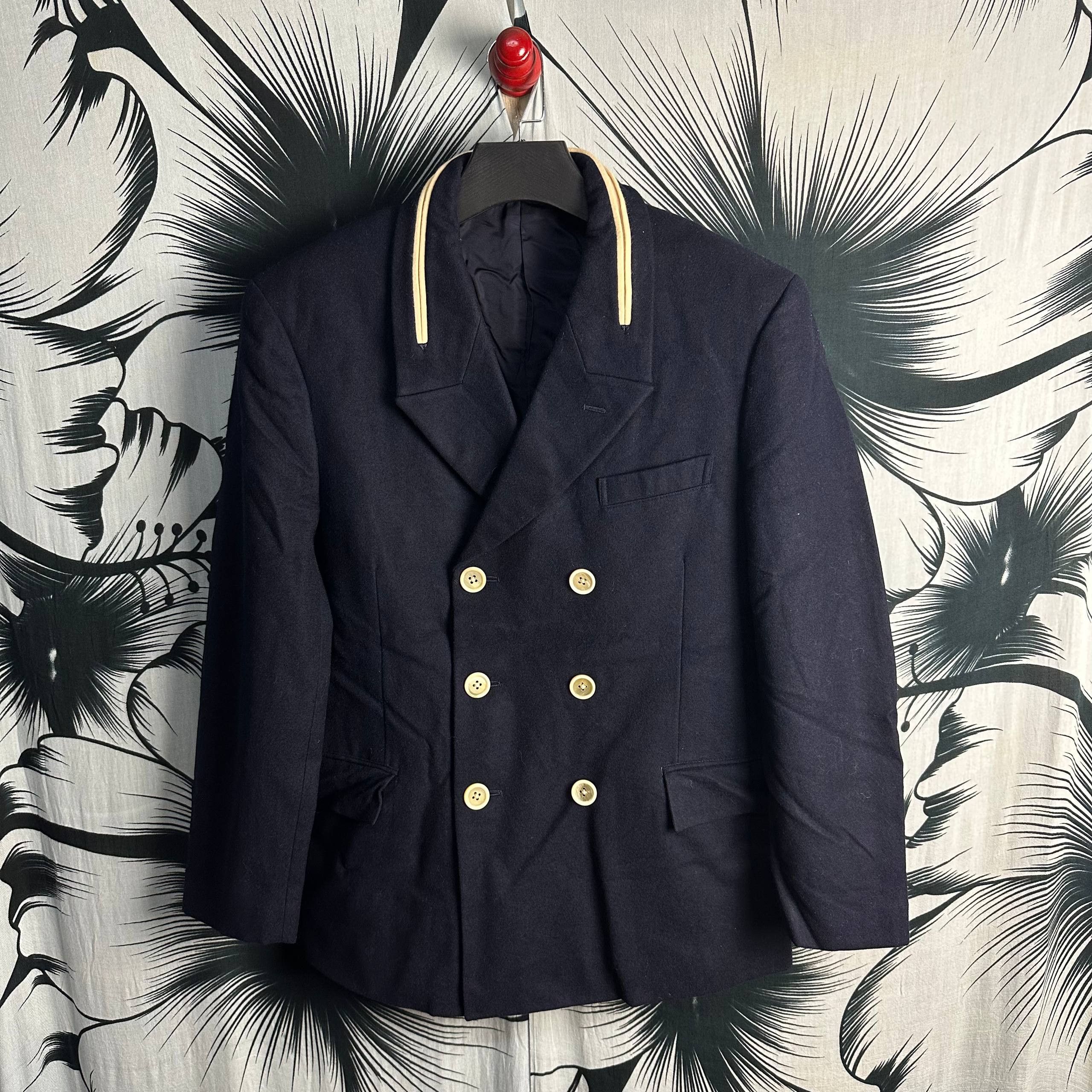 Yohji Yamamoto Vintage Yohji Yamamoto Pour Homme Double Breasted Jacket Size US L / EU 52-54 / 3 - 1 Thumbnail