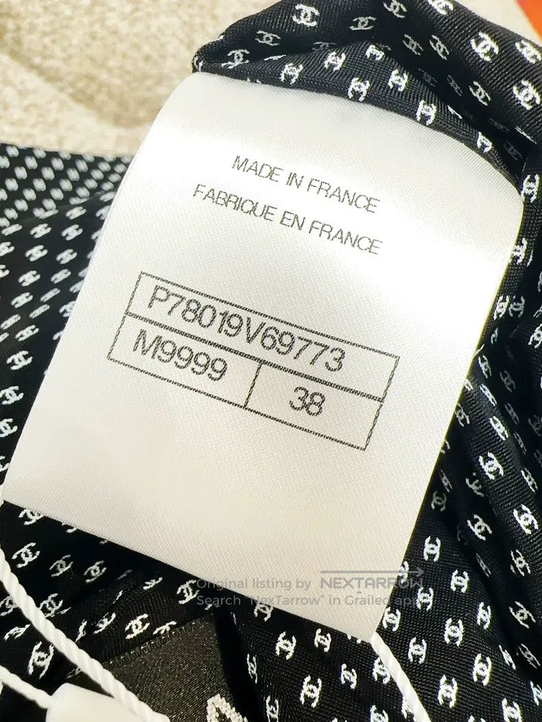 Chanel Chanel 24B black full-print small logo long dress Size XS / US 0-2 / IT 36-38 - 5 Thumbnail