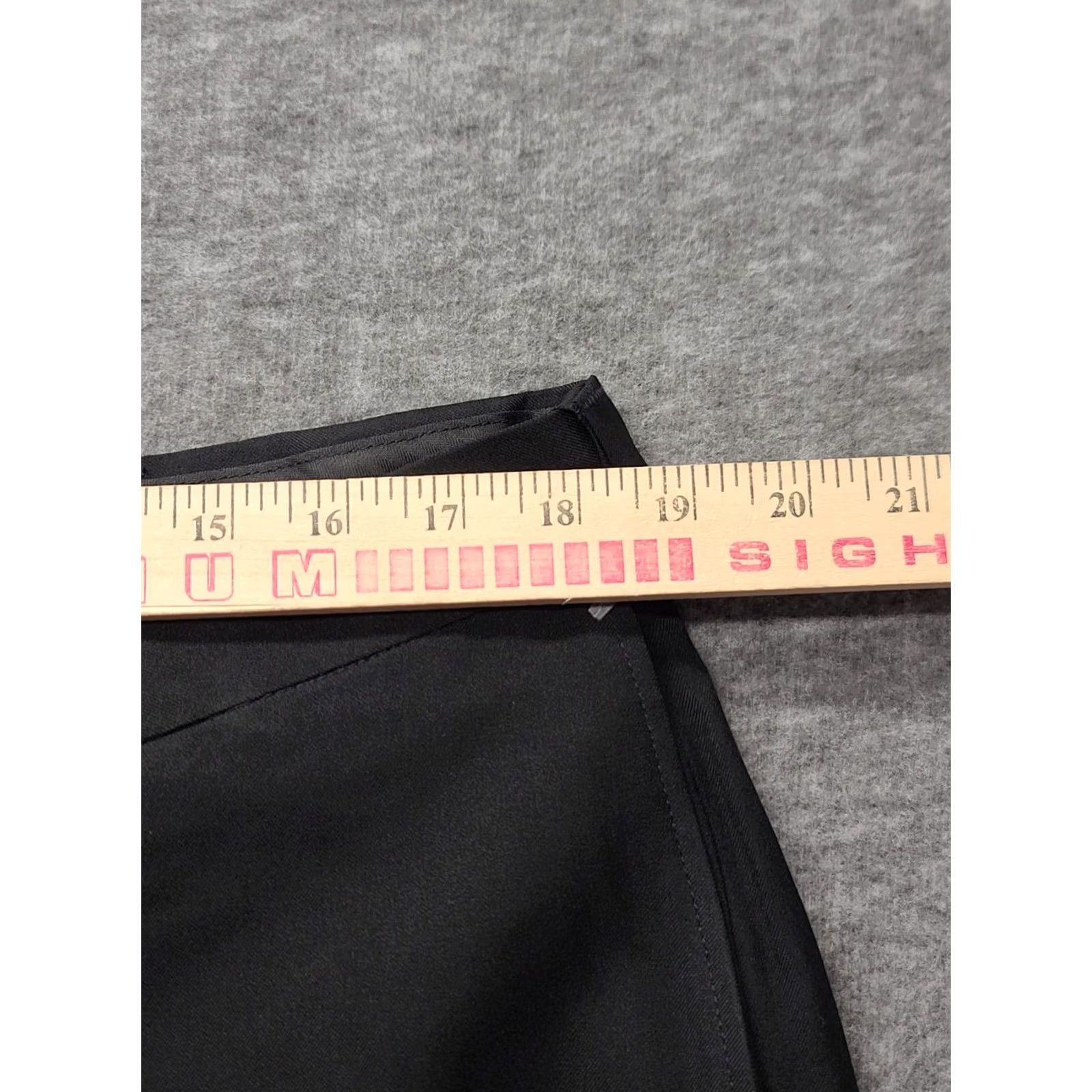 Haggar Haggar Smart Fiber Dress Pant Mens 36x29 Classic Fit Straight Leg Repreve Casual Dress Pants Men Black 36 29 Slim Size US 36 / EU 52 - 4 Thumbnail