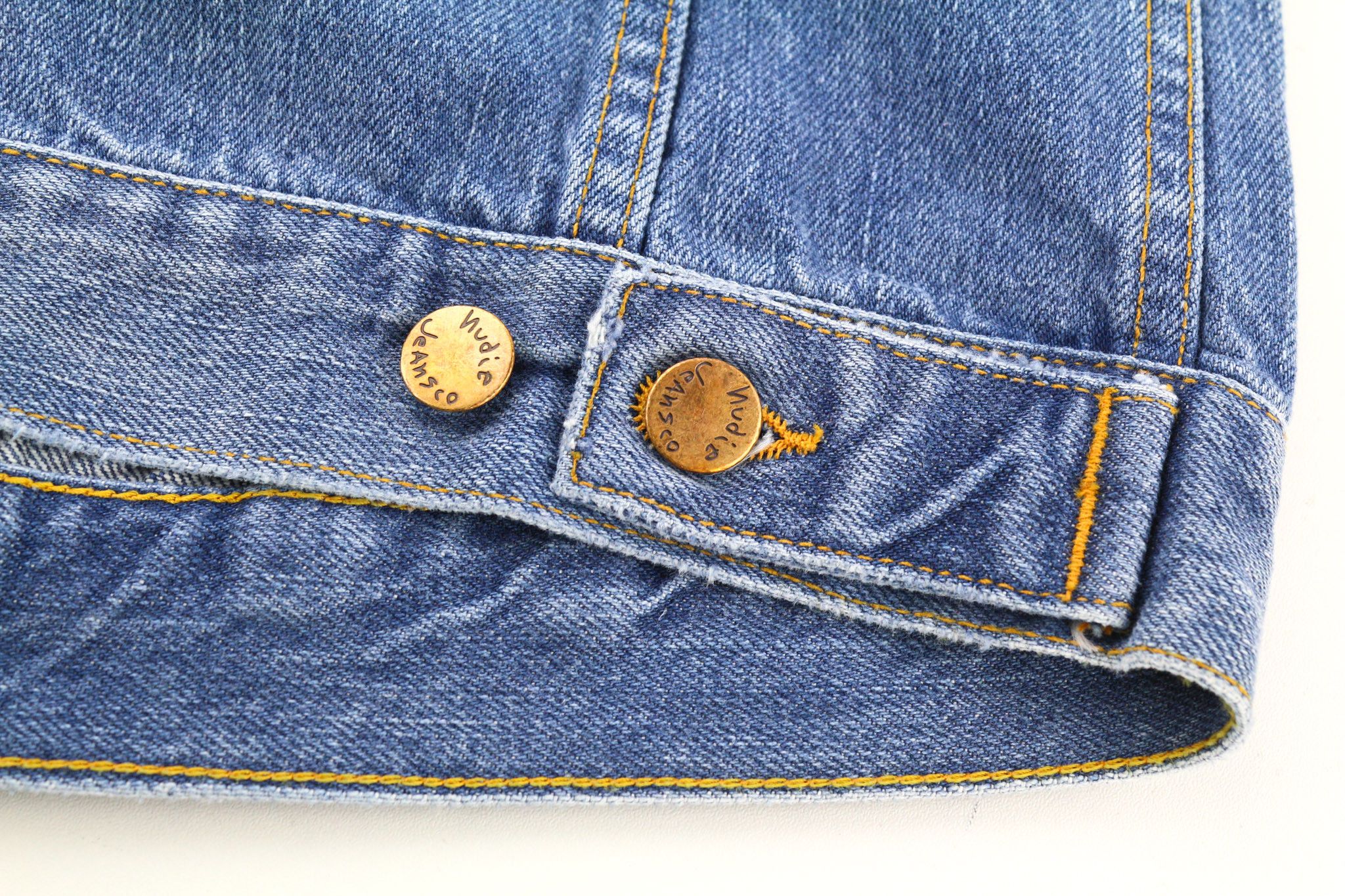 Nudie Jeans PERRY ORG. SUMMER SHADE S Organic Cotton Blue Jacket 80406 Size US S / EU 44-46 / 1 - 6 Thumbnail