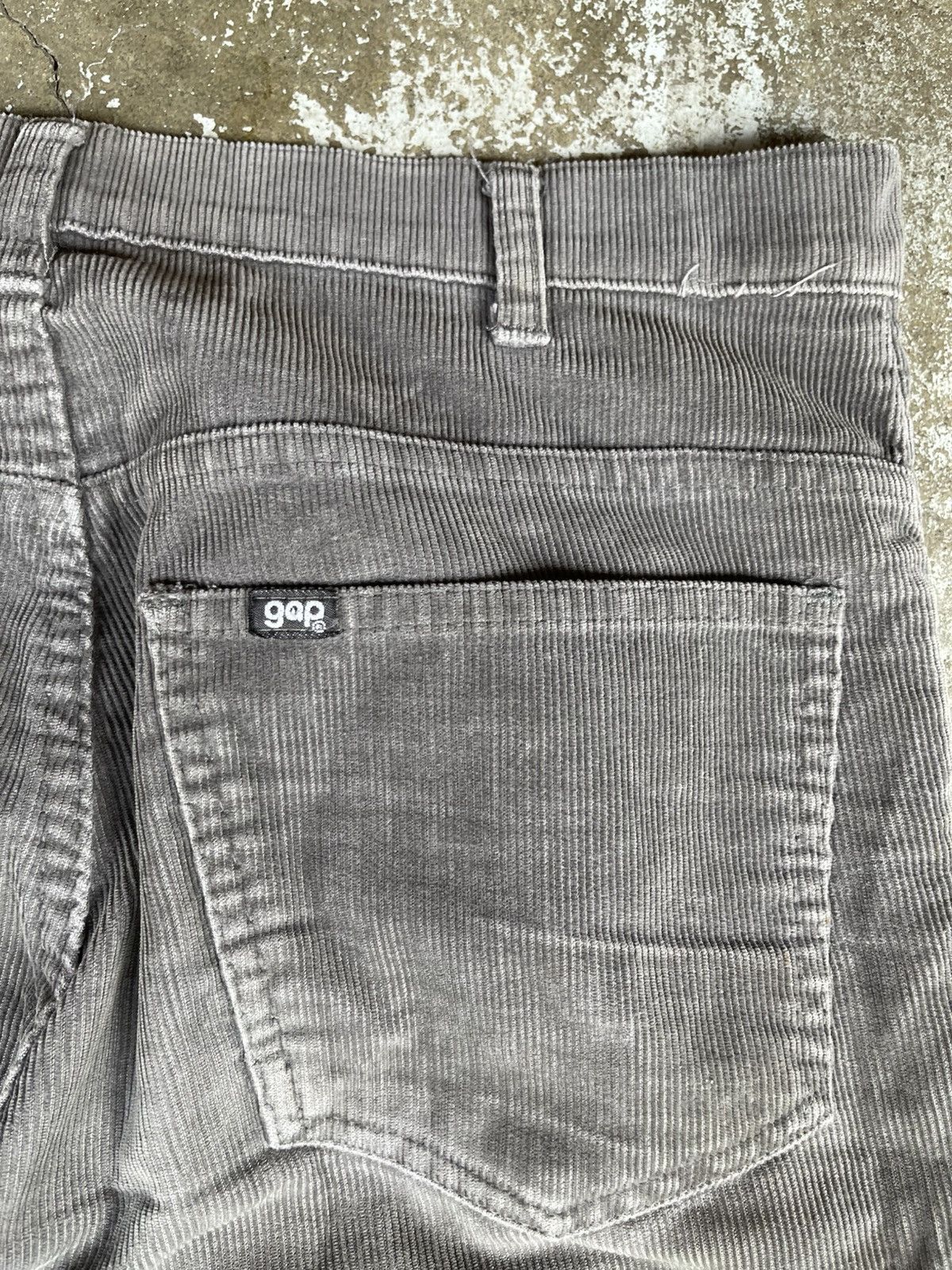 Gap Vintage 80s Gap Corduroy Pants Grey Size US 32 / EU 48 - 3 Thumbnail