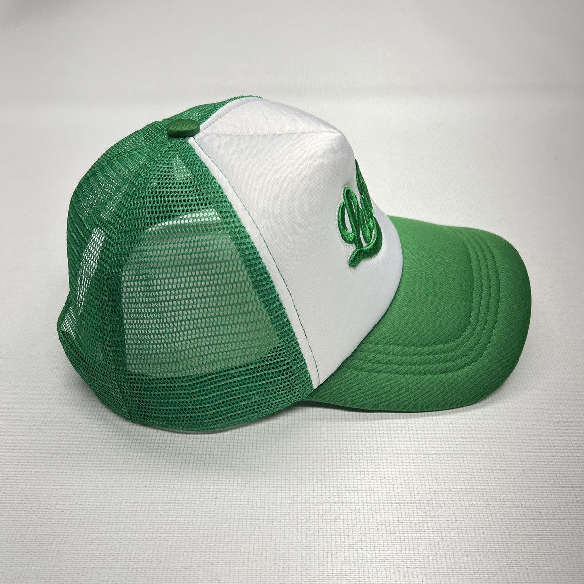 Vintage Lucky Hat Green Snapback Trucker Embroidered Adjustable Mesh Size ONE SIZE - 8 Thumbnail