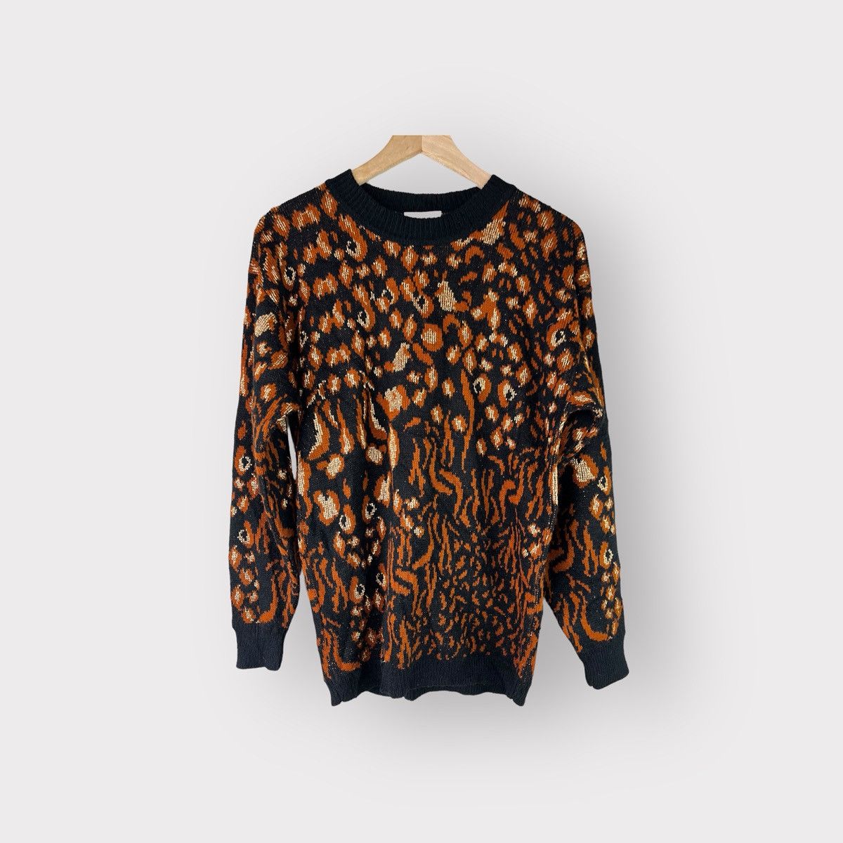 Vintage Vintage 1980's Carriage Court Women's Animal Print Sweater Size M / US 6-8 / IT 42-44 - 4 Thumbnail