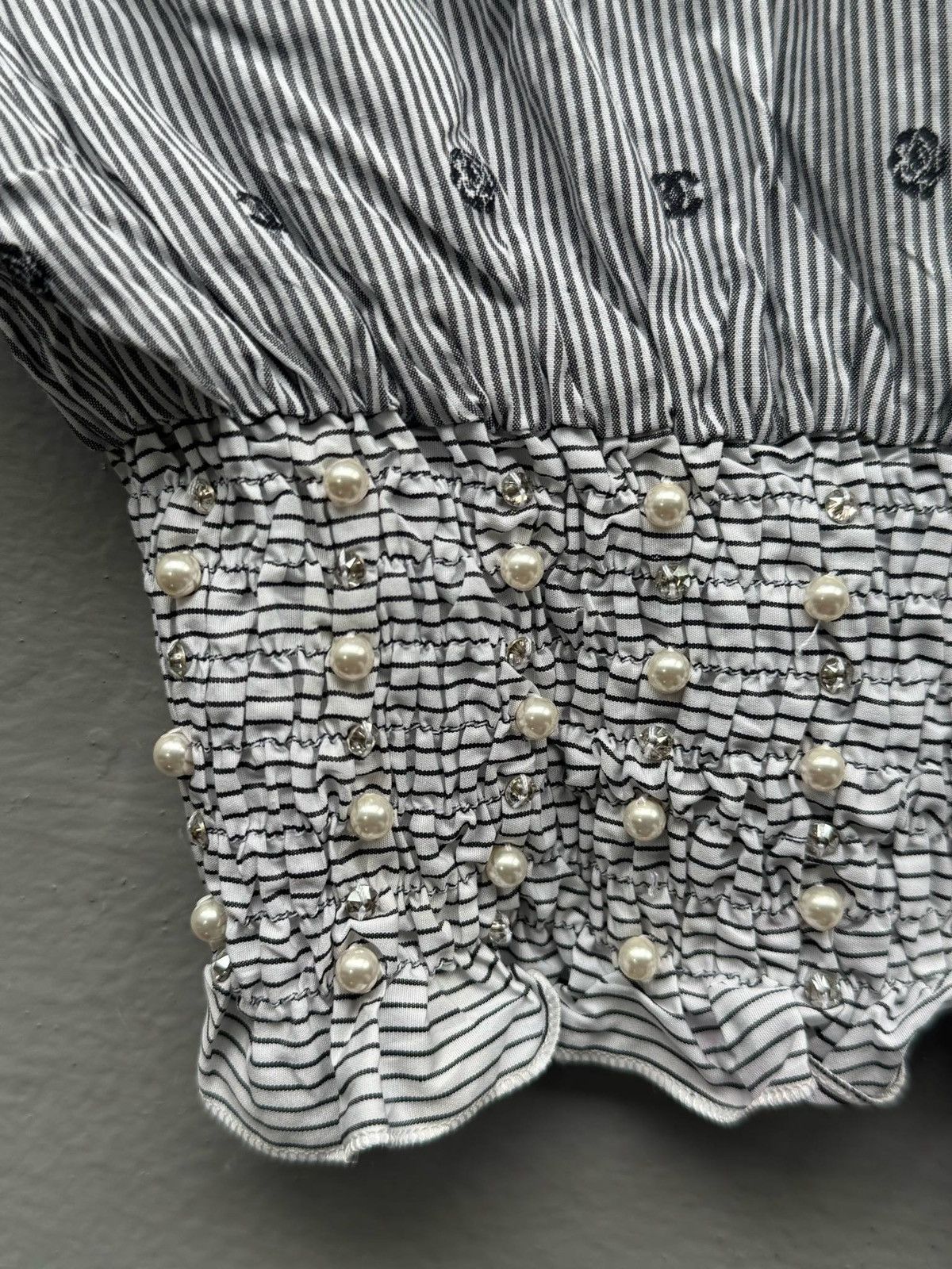 Chanel SS24 - Chanel CC Pearl Waist Multicolor Corset Size XS / US 0-2 / IT 36-38 - 6 Thumbnail