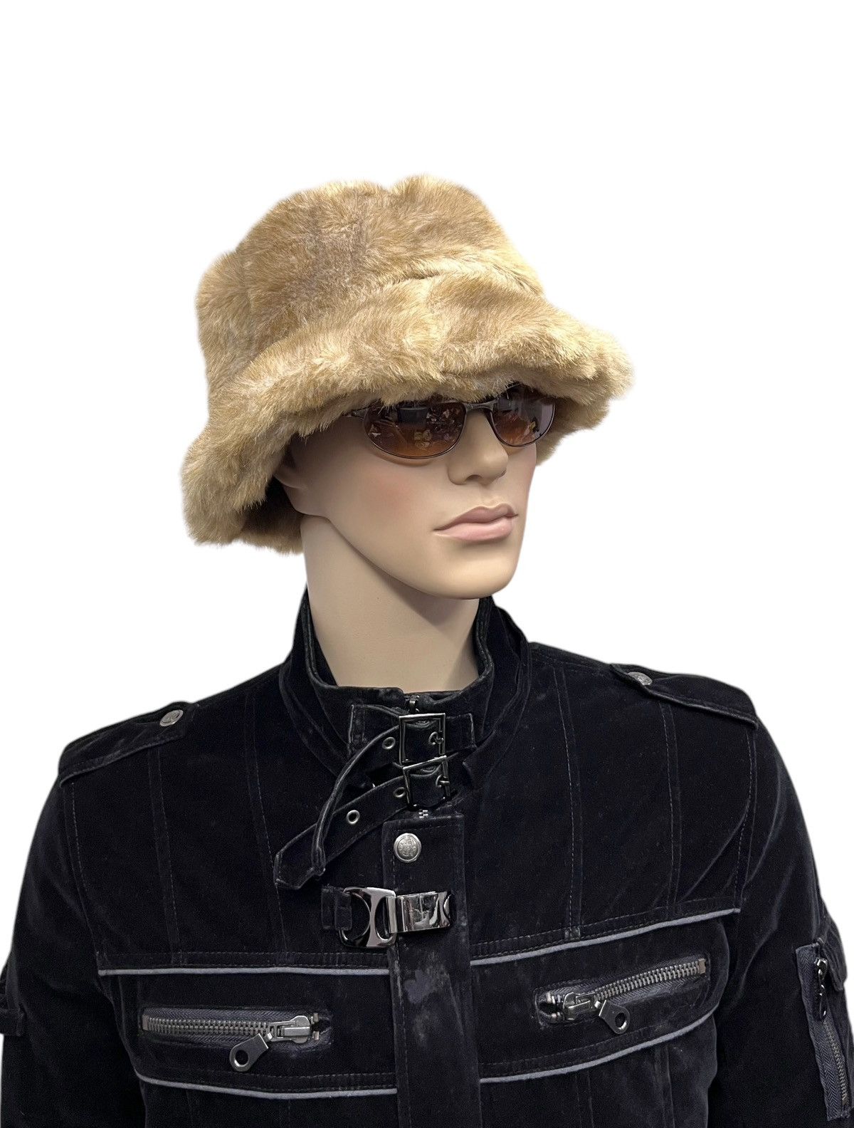 Vintage 🔥VERY RARE Custom Shearling Fur Bucket Hat Size ONE SIZE - 1 Thumbnail