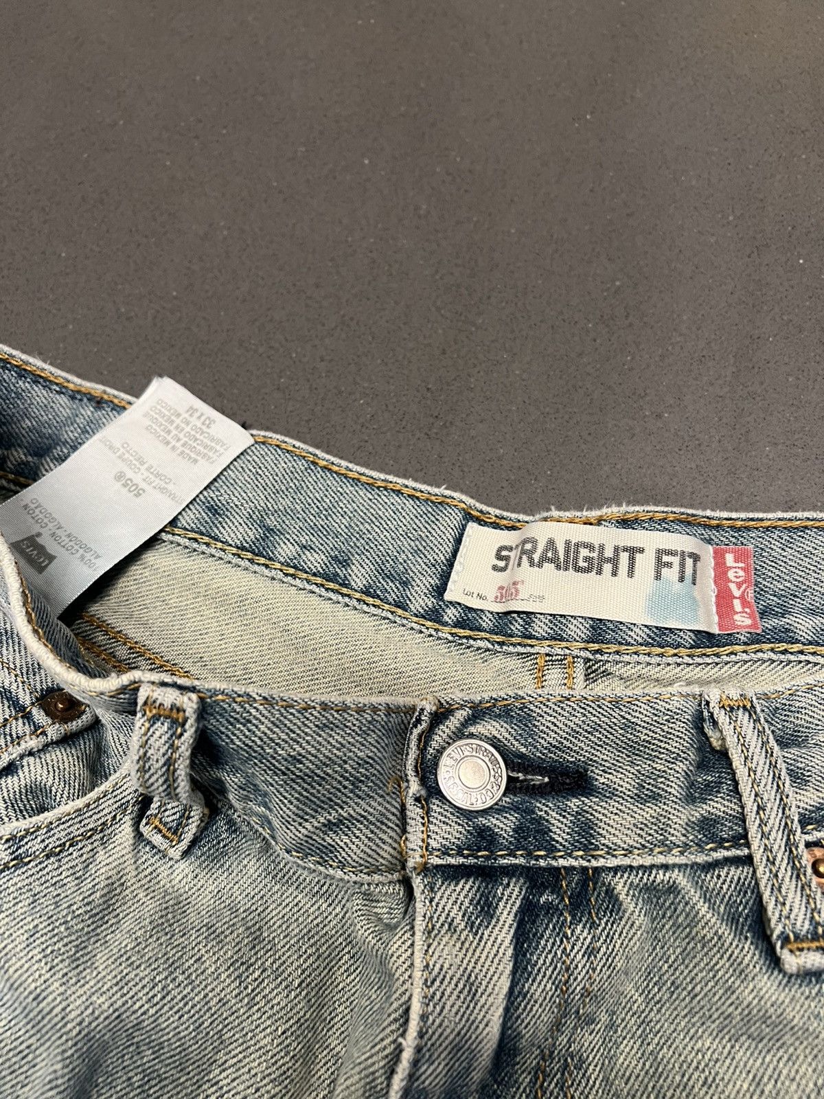 Levi's Levi 505 mud wash type jeans Size US 33 - 5 Thumbnail