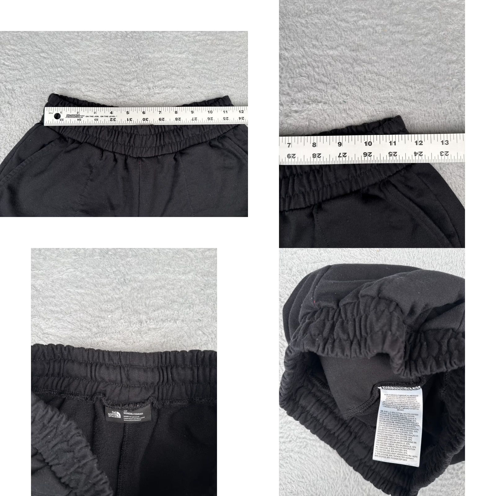 The North Face The North Face Shorts Women S Black Cotton French Terry Elastic Waist Pockets Mid Rise 5in Womens Size 28" / US 6 / IT 42 - 8 Thumbnail