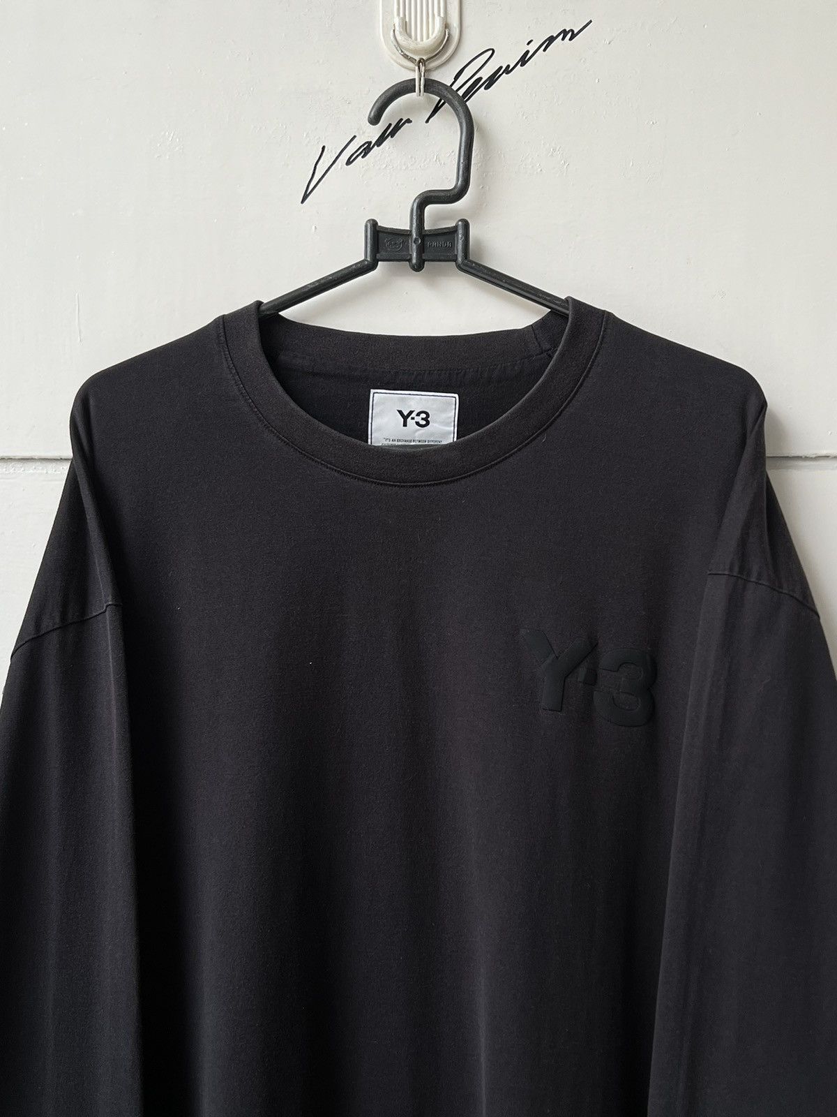 Yohji Yamamoto Y-3 Yohji Yamamoto Black T-shirt Size US L / EU 52-54 / 3 - 12 Thumbnail