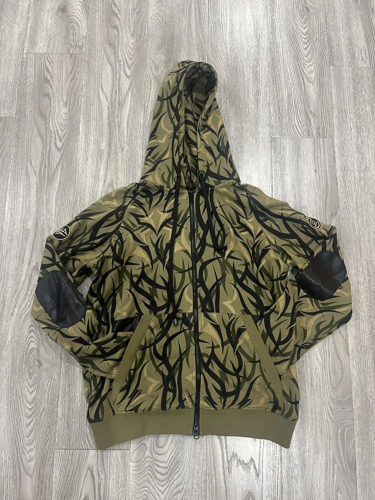 CLOT Clot Alienegra Green Camo Hoodie Size US S / EU 44-46 / 1 - 1 Thumbnail
