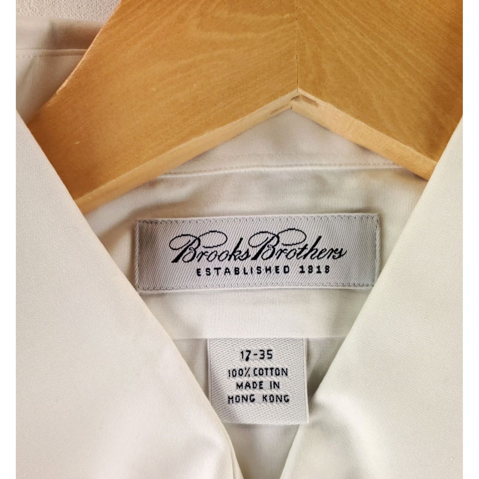 Brooks Brothers Brooks Brothers Shirt Tuxedo Button Up White Frech Cuffs Mens XL 17-35 NWT Size US XL / EU 56 / 4 - 3 Thumbnail
