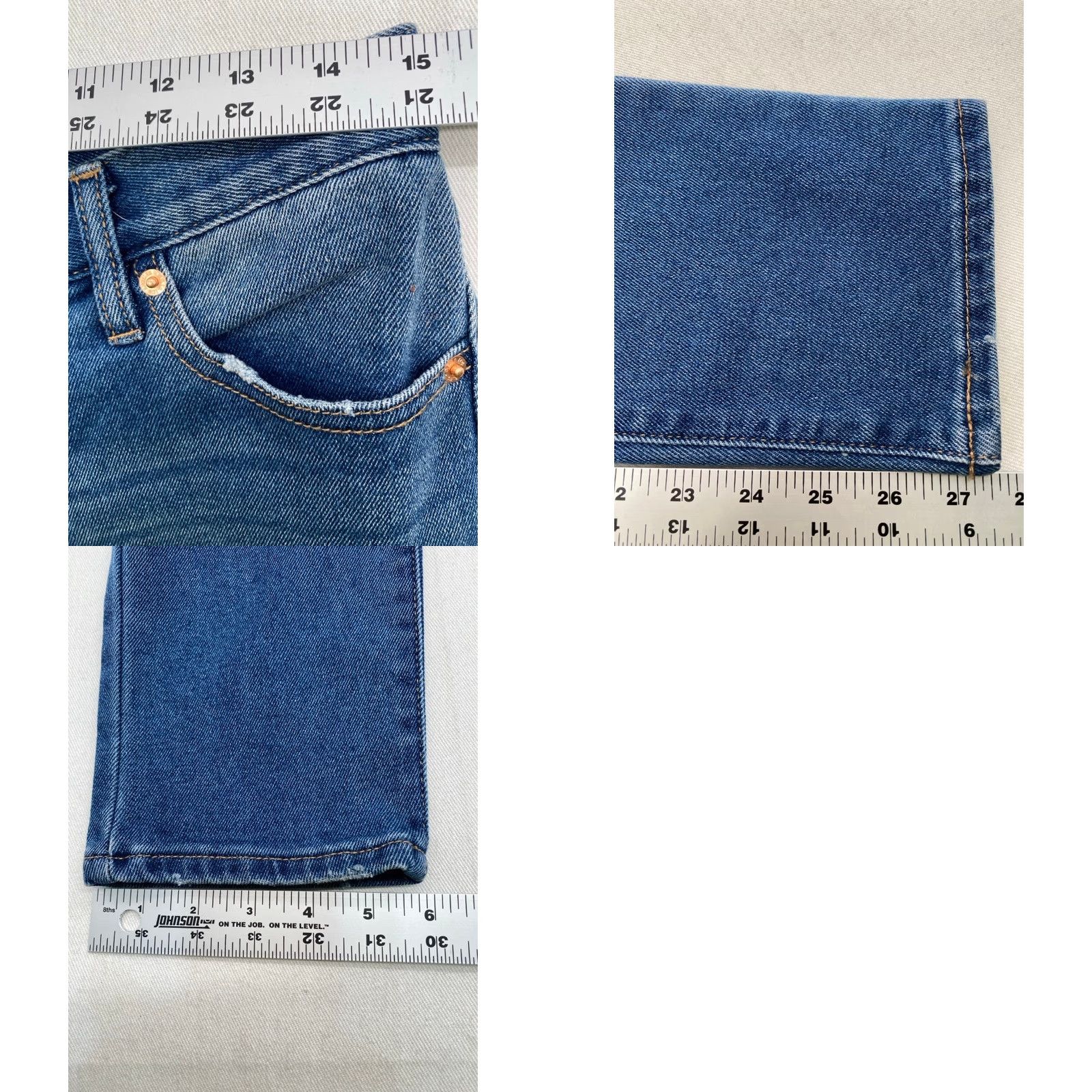 Denime VINTAGE NWT BoomBoom Womens Blue Denim Jeans Size 11/30 30x27.5 Straight Leg 3267 NEW Size 32" / US 10 / IT 46 - 8 Thumbnail