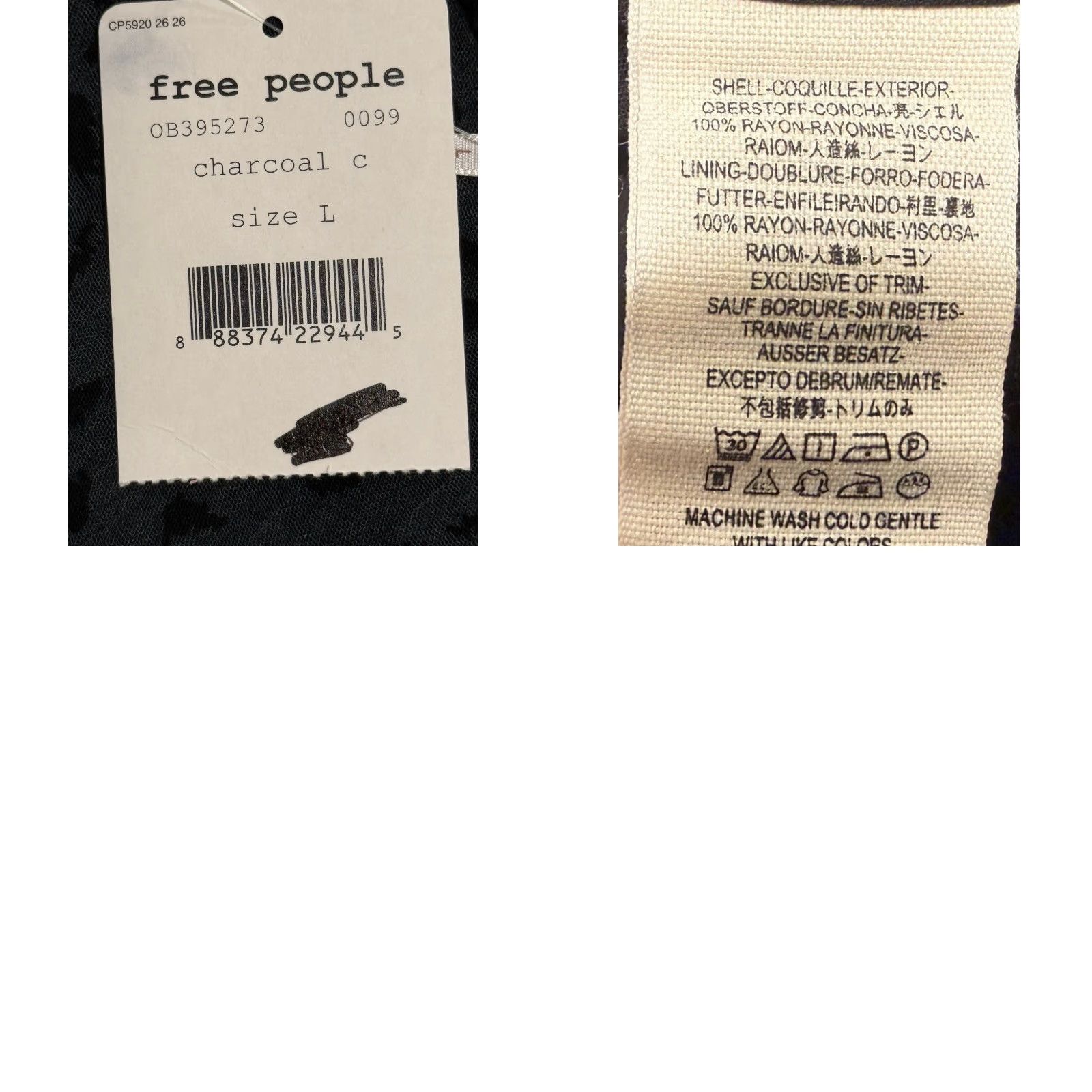Free People Free People Dress Boho Adult Large Multicolor 70s Festival Womens Size L / US 10 / IT 46 - 8 Thumbnail