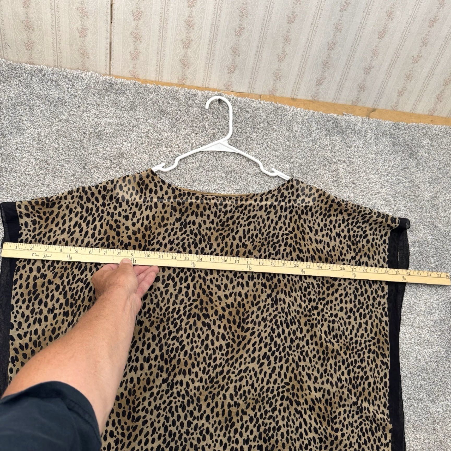 Talbots Talbots Leopard Print Kimono Top S Silk Boho Chic Blouse Multicolor Kimono Women Small Resort Layer Womens Size S / US 4 / IT 40 - 3 Thumbnail