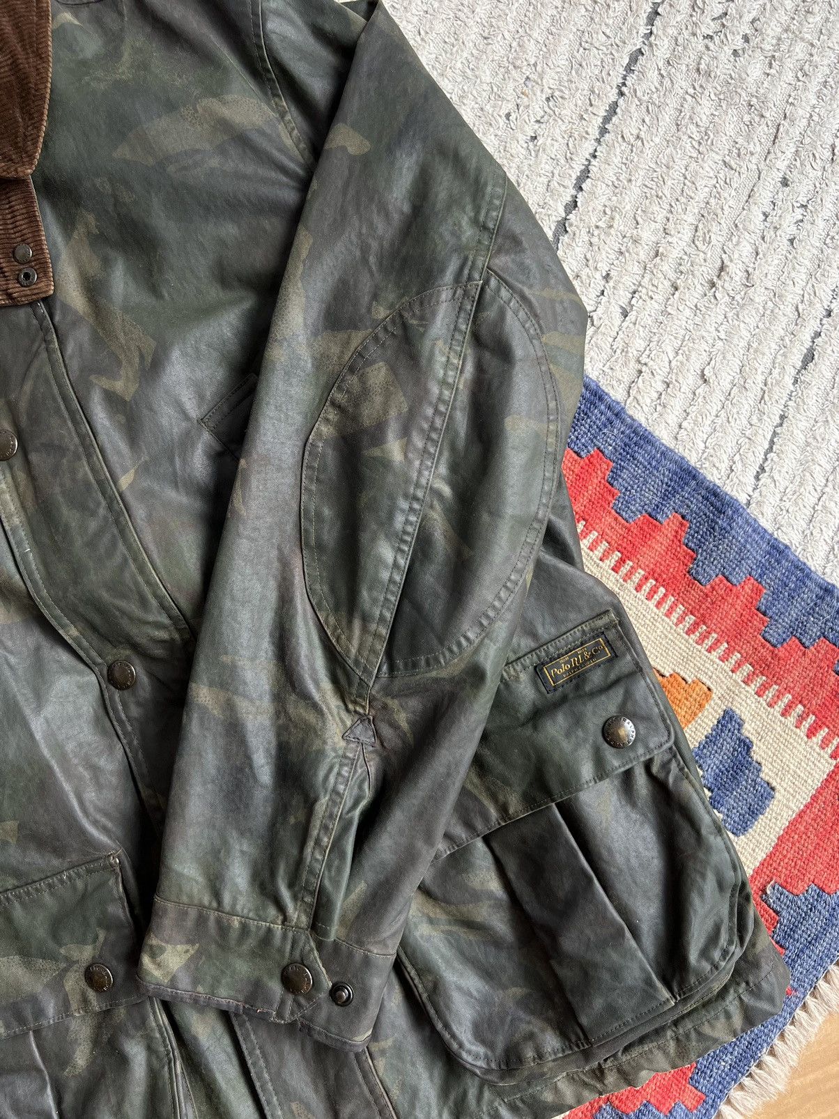 Polo Ralph Lauren Polo by Ralph Lauren DPM Camo Waxed Hunting Coat Size US L / EU 52-54 / 3 - 13 Thumbnail