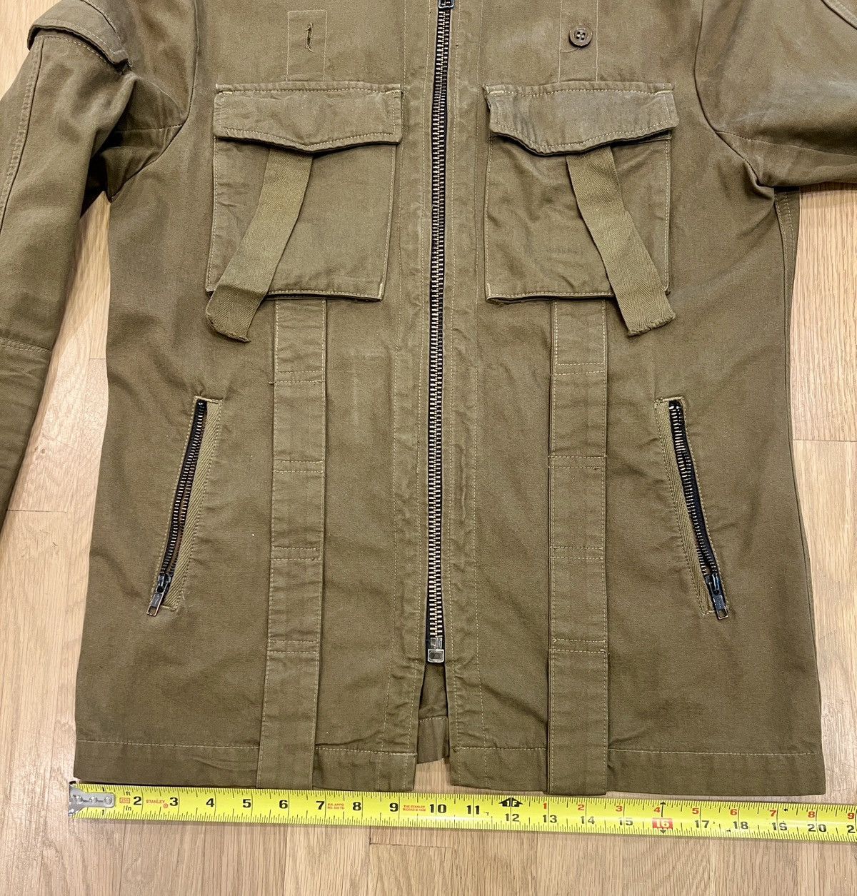Nice Collective Nice Collective olive asymmetric deconstructed military y2k Size US S / EU 44-46 / 1 - 3 Thumbnail