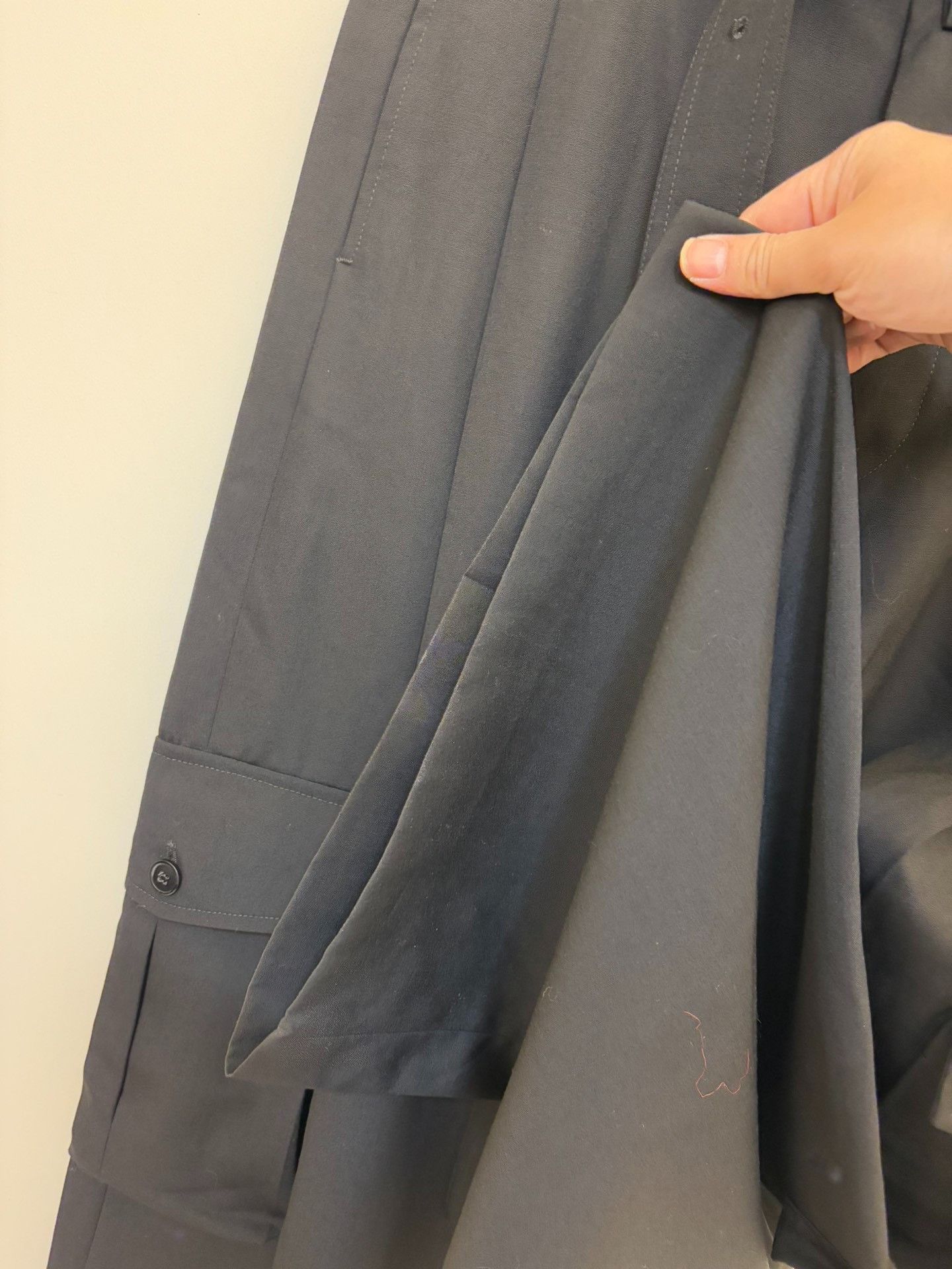 Dries Van Noten Dries van noten High-waisted wool wide-leg pants Nextarrow- Size US 32 / EU 48 - 4 Thumbnail