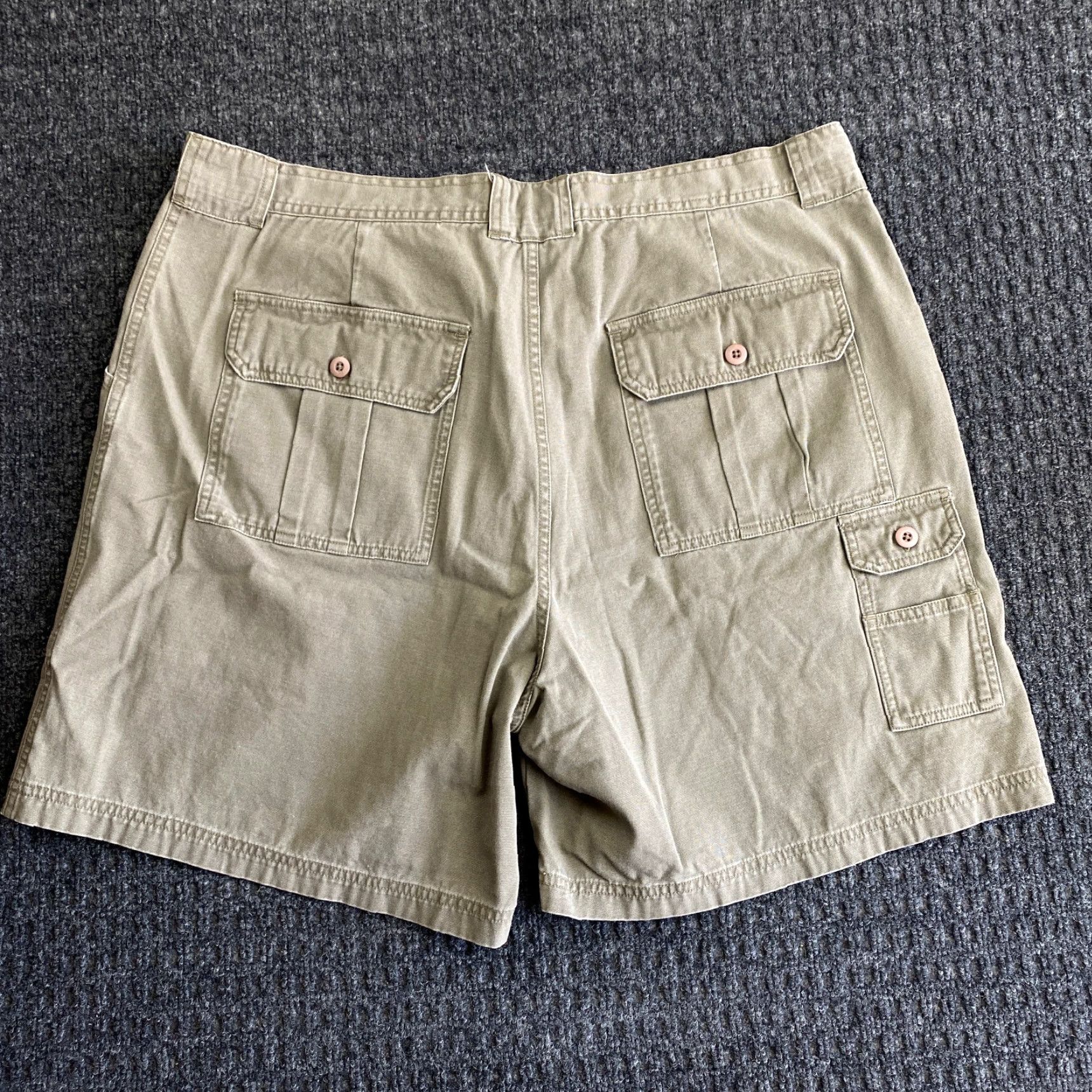 Vintage VINTAGE Cabela's Cargo Shorts Outdoor Green 40 Reg Men's Cotton Canvas Cargo Pocket 90s y2k Size US 40 / EU 56 - 4 Thumbnail