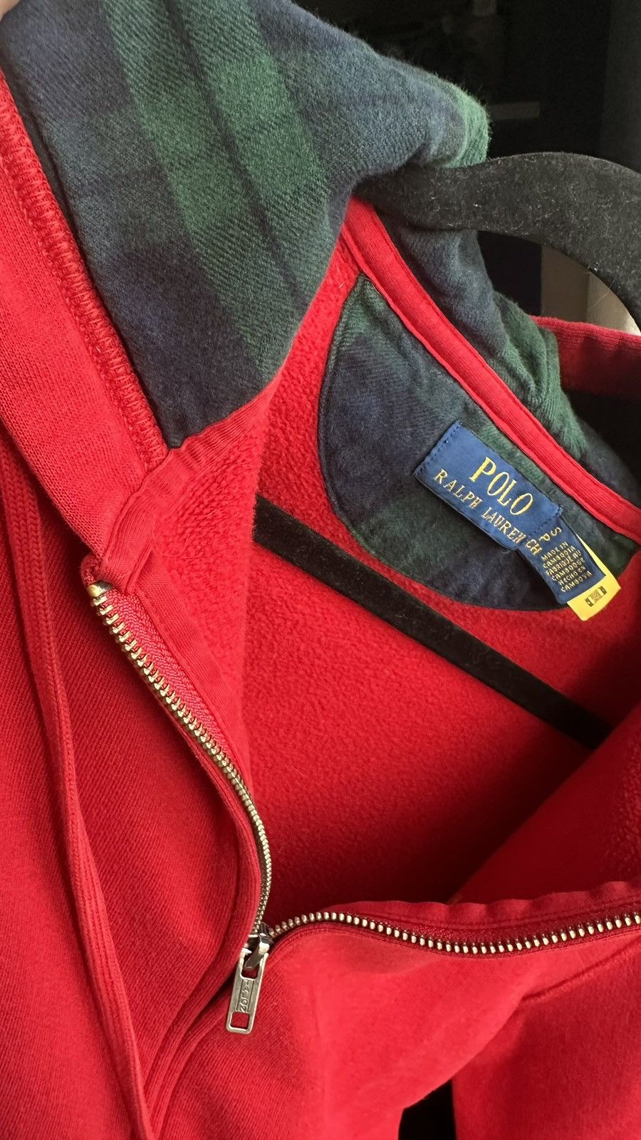 Polo Ralph Lauren small red Ralph Lauren zip up sweatshirt Size US S / EU 44-46 / 1 - 3 Thumbnail