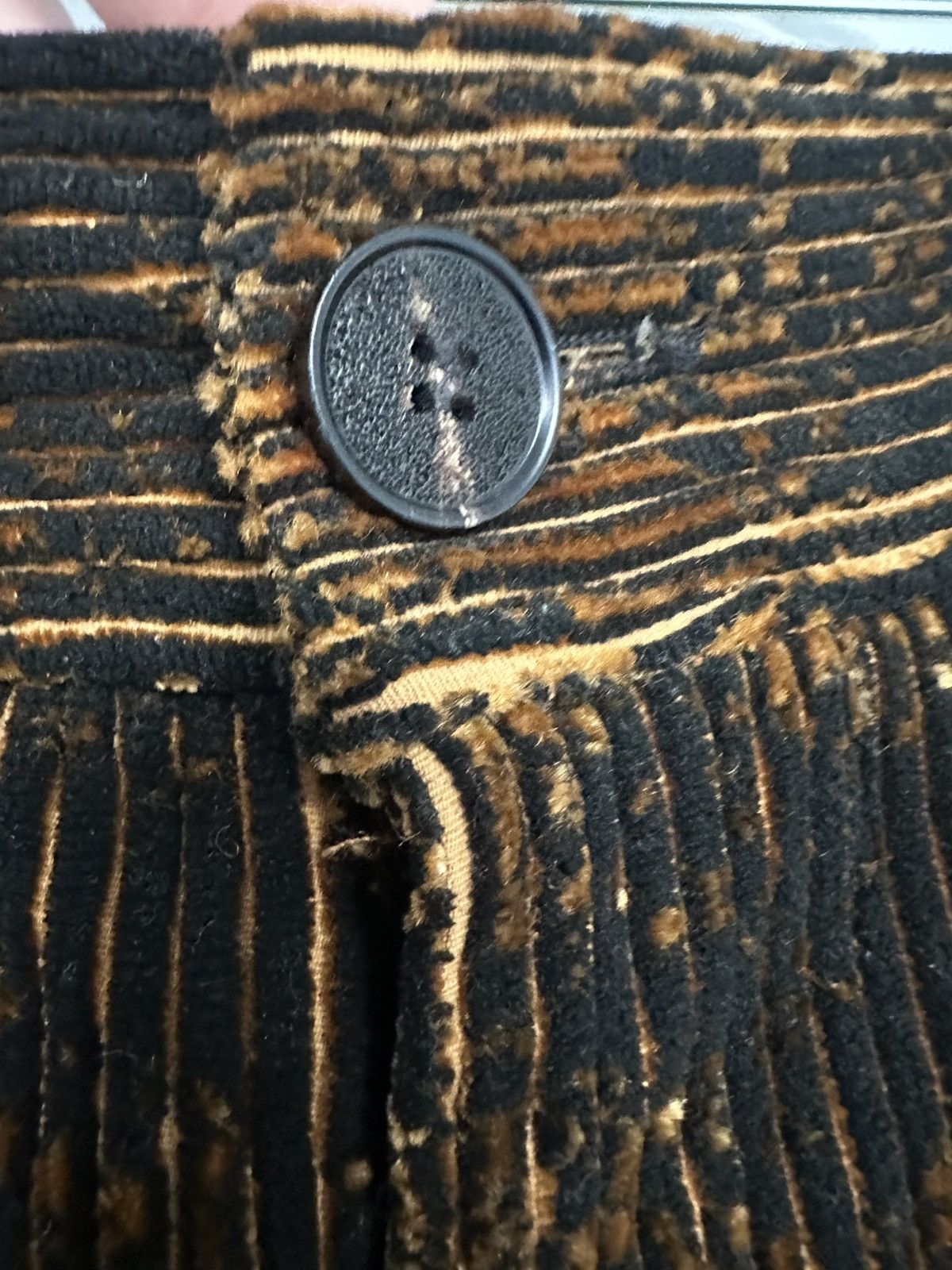 Sefr Séfr - Artemesia Straight-Leg Printed Corduroy Trousers Size US 33 - 5 Thumbnail