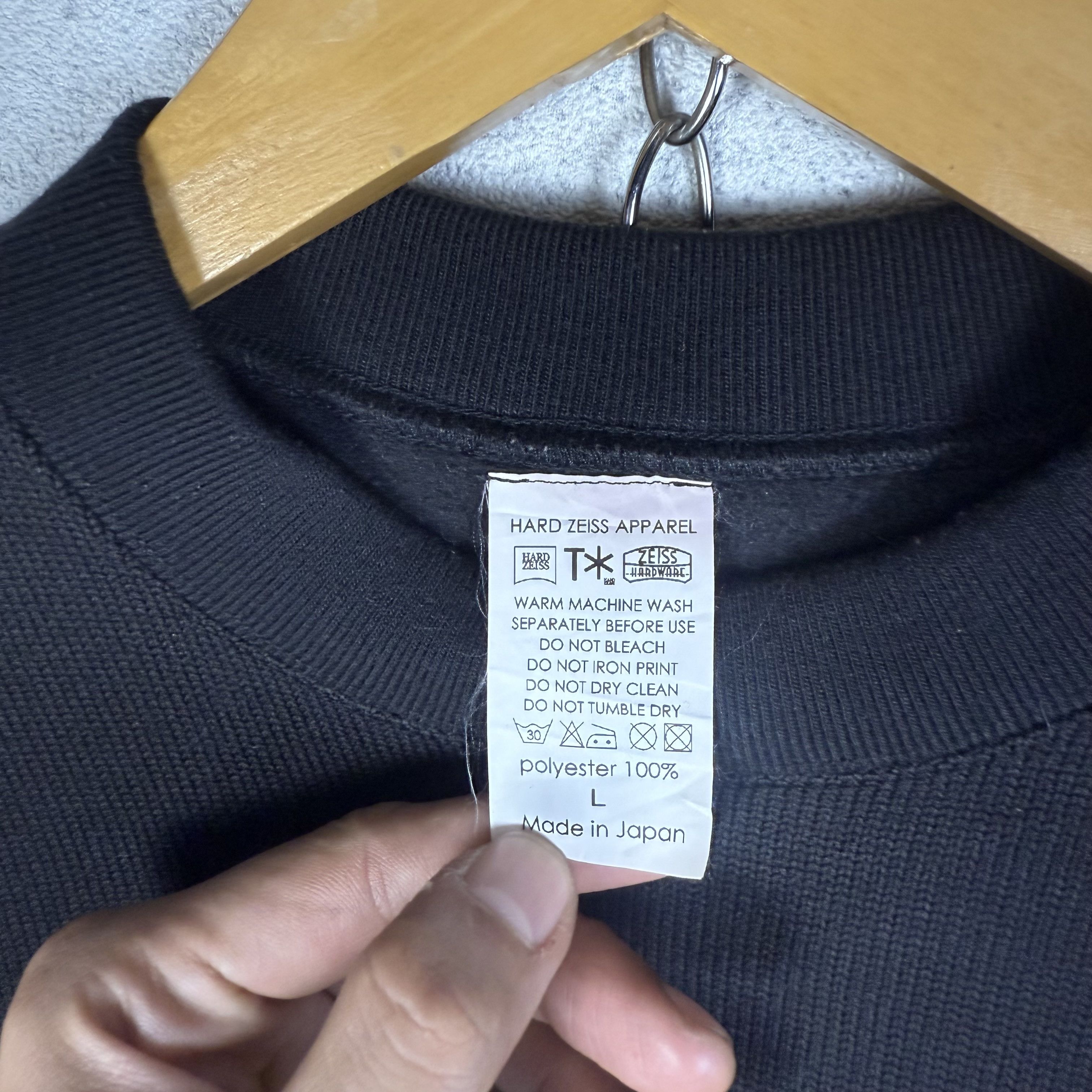 Japanese Brand Hard Zeiss Apparel Knit Sweater Crewneck Size US L / EU 52-54 / 3 - 3 Thumbnail
