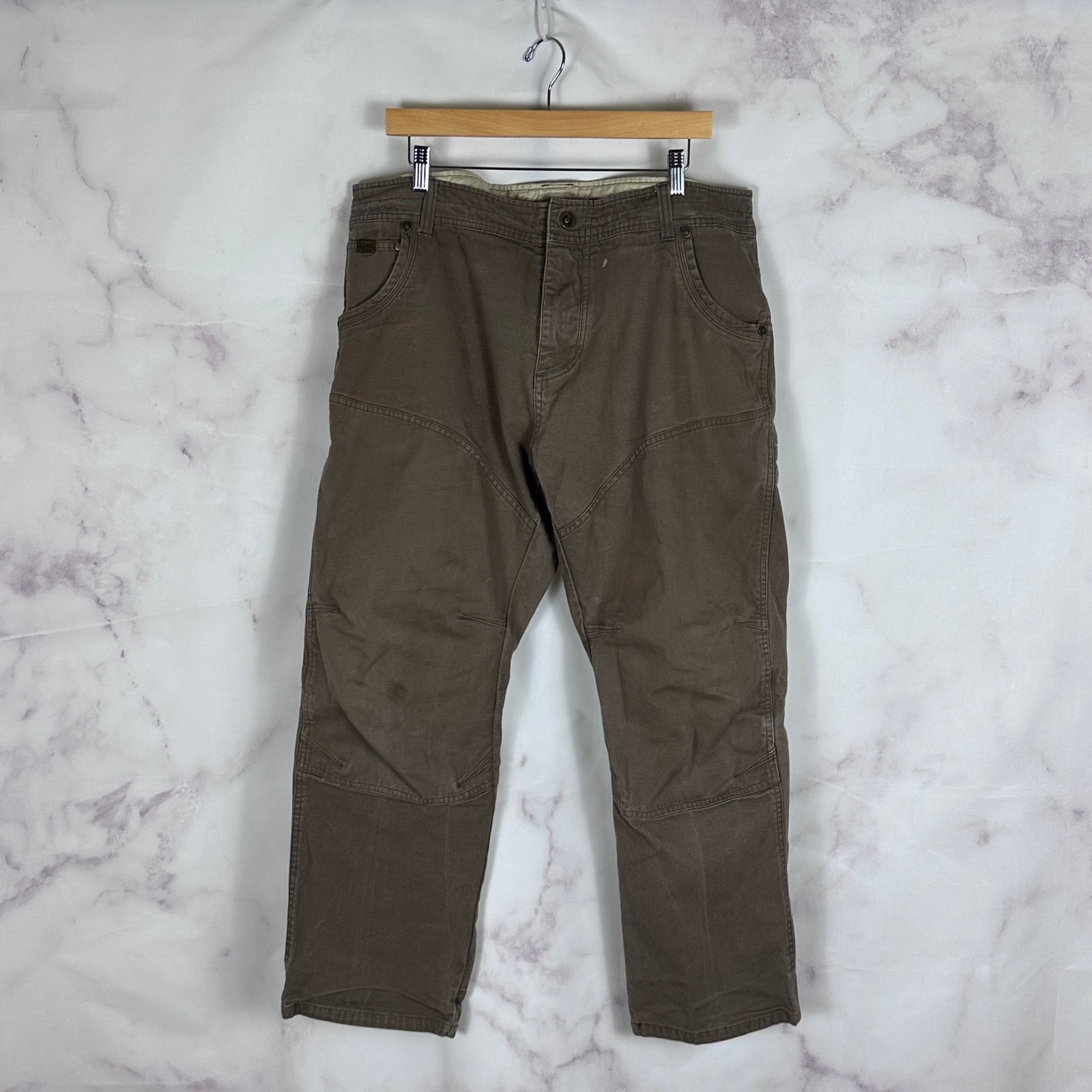 Kuhl The Law Vintage Patina Dye Canvas Work Pants Size US 40 / EU 56 - 1 Thumbnail