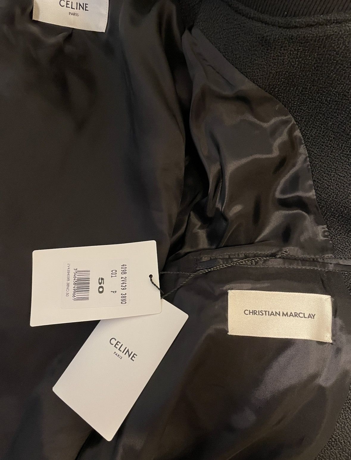 Celine 🔥Brand New🔥Christian Marclay Teddy Bomber Jacket Size US M / EU 48-50 / 2 - 8 Thumbnail