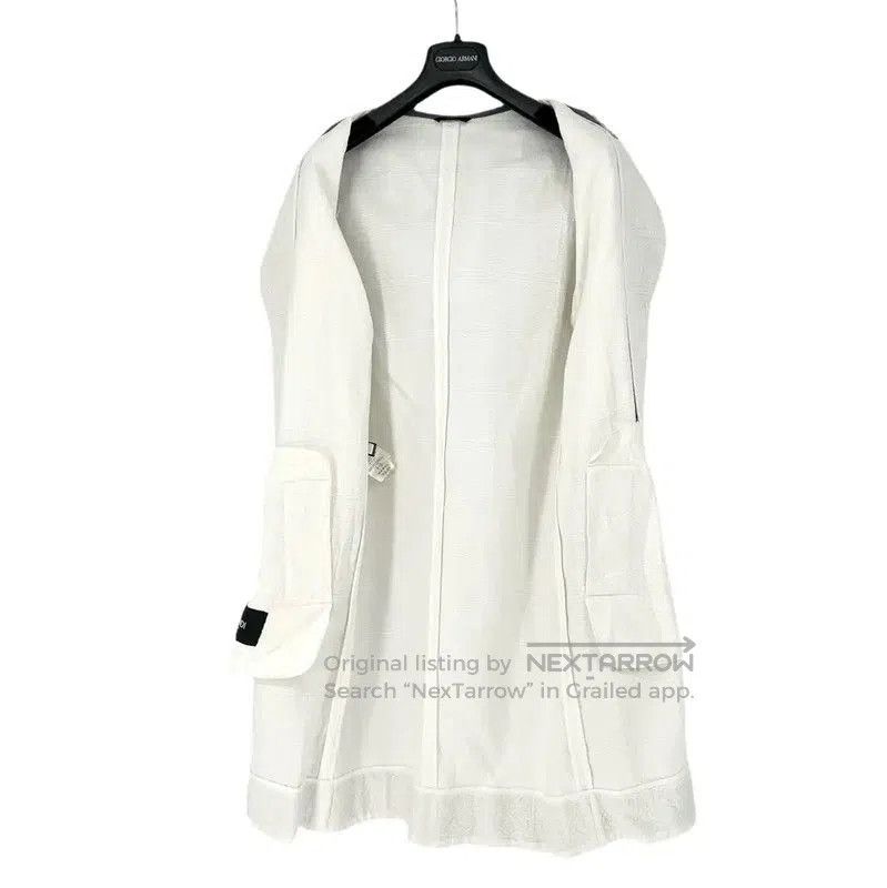 Fendi Fendi Men's White Cotton Coat with Hood . Size US M / EU 48-50 / 2 - 4 Thumbnail