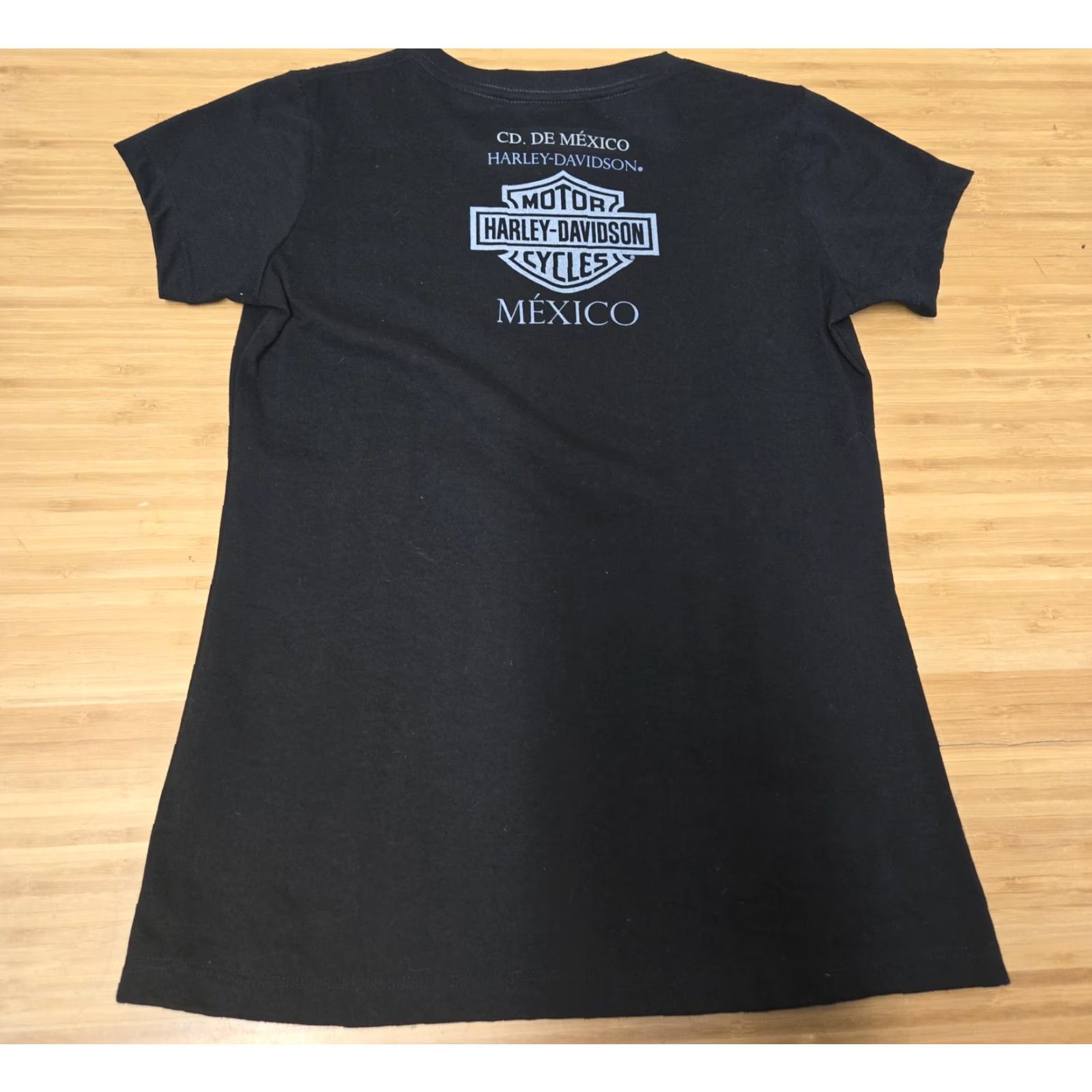 Harley Davidson Harley-Davidson Shirt Womens Medium Black Bar Shield Mexico Biker Motorcycle Tee Size M / US 6-8 / IT 42-44 - 4 Thumbnail