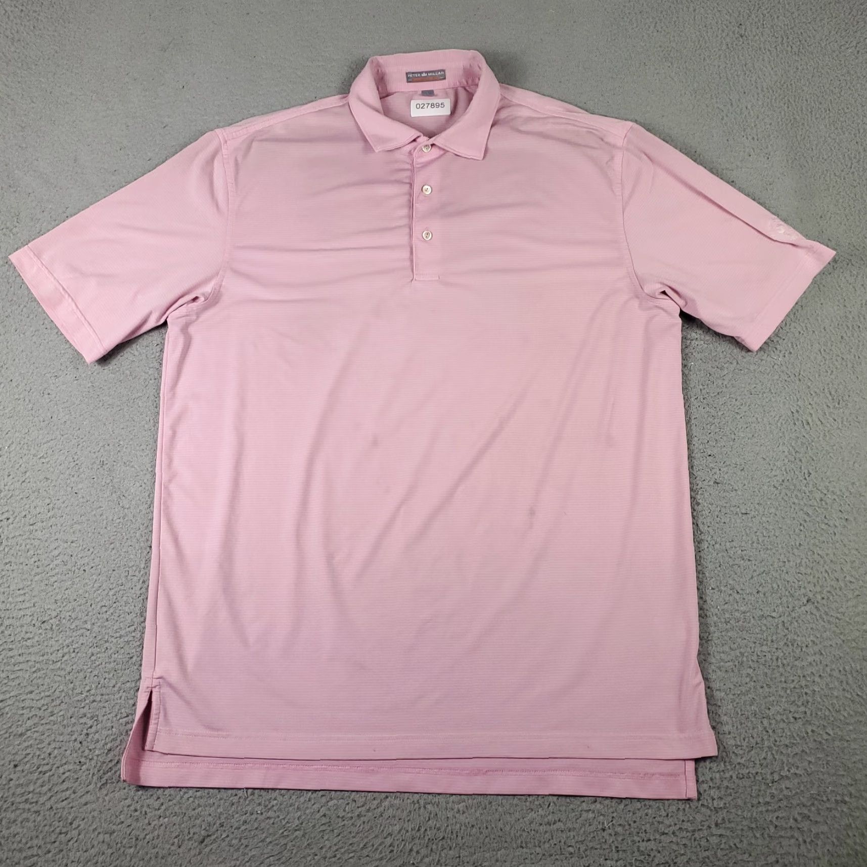 Peter Millar Peter Millar Polo Shirt Mens L Pink Summer Comfort Golf Short Sleeve Collared Button Logo Vintage No Size US L / EU 52-54 / 3 - 2 Thumbnail