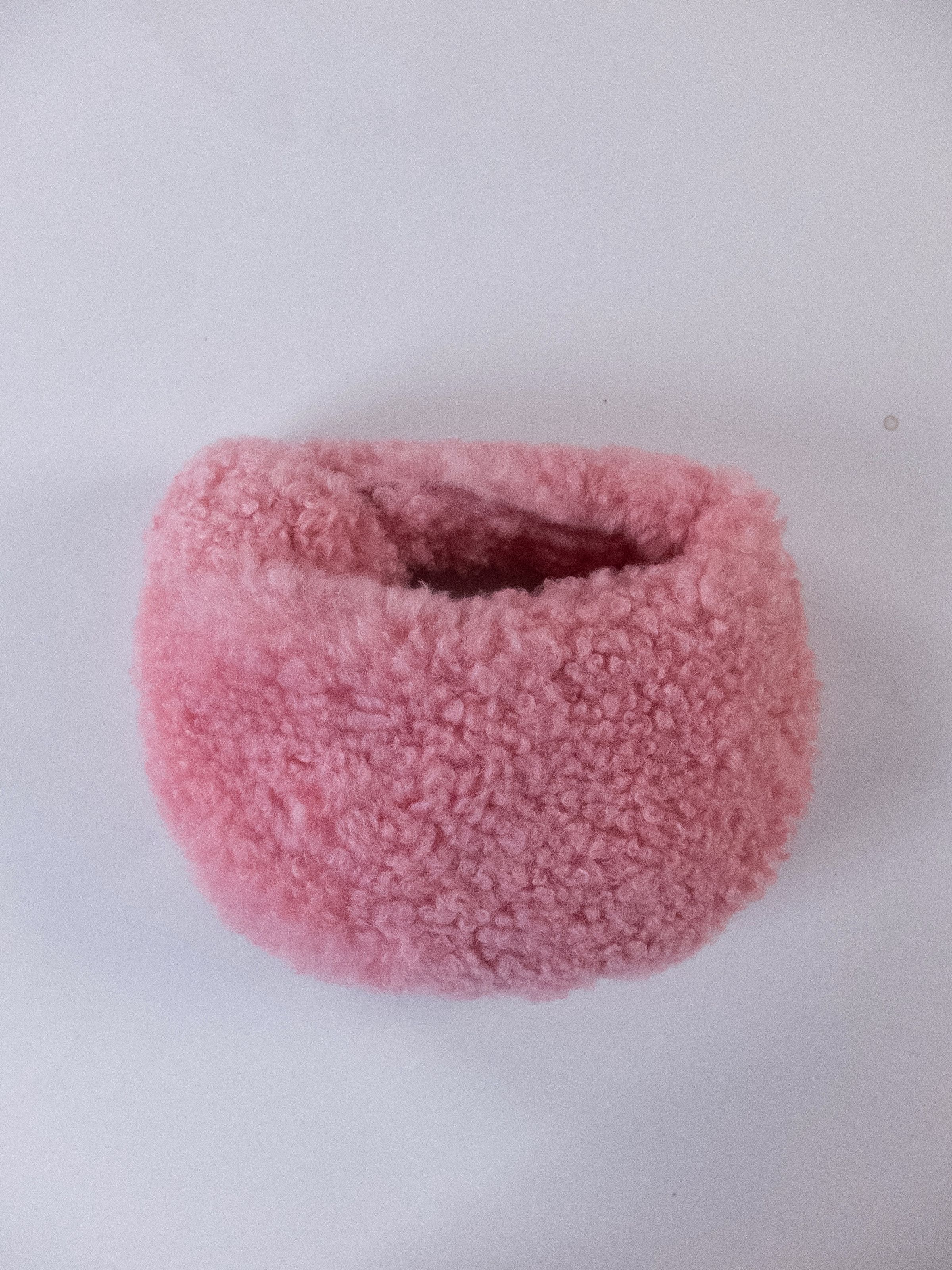 Bottega Veneta BOTTEGA VENETA Jodie mini popsicle pink shearling fur bag Size ONE SIZE - 4 Thumbnail