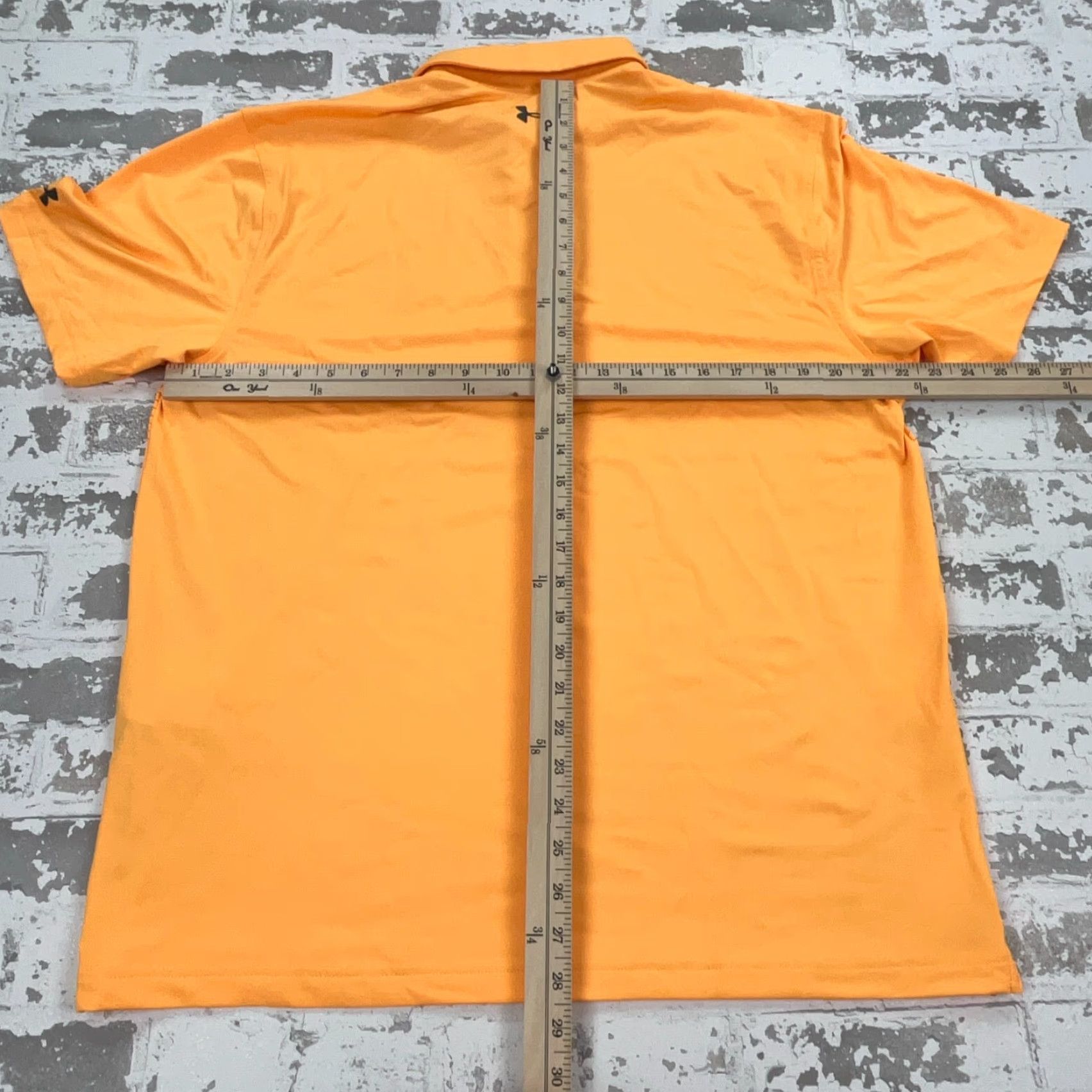 Under Armour Under Armour Polo Shirt Men L Orange Black Golf Tennis Performance Wicking Shirt Size US L / EU 52-54 / 3 - 6 Thumbnail