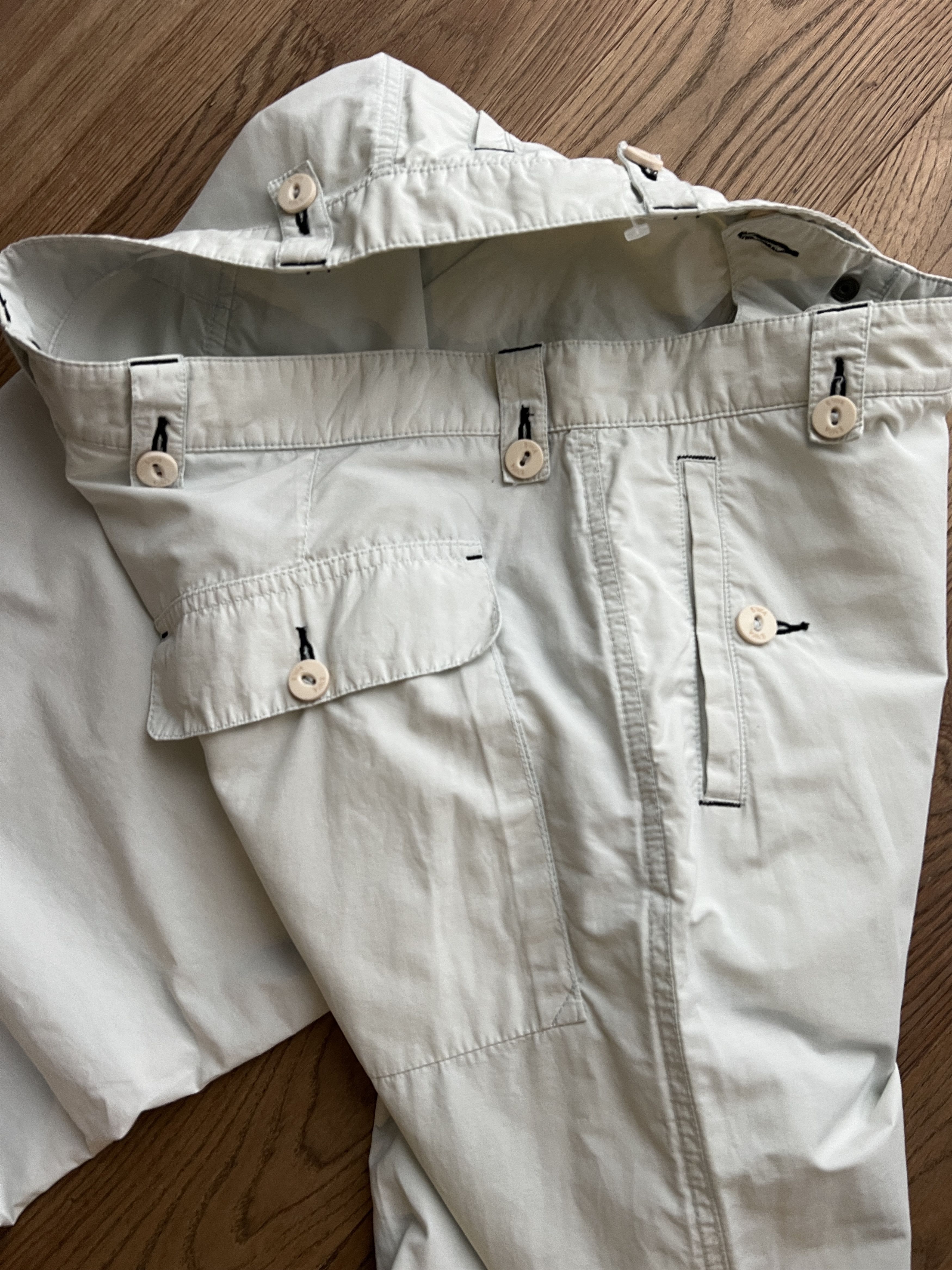 Emporio Armani Emporio Armani ultralight nylon trousers baggy wide pants Size US 38 / EU 54 - 13 Thumbnail