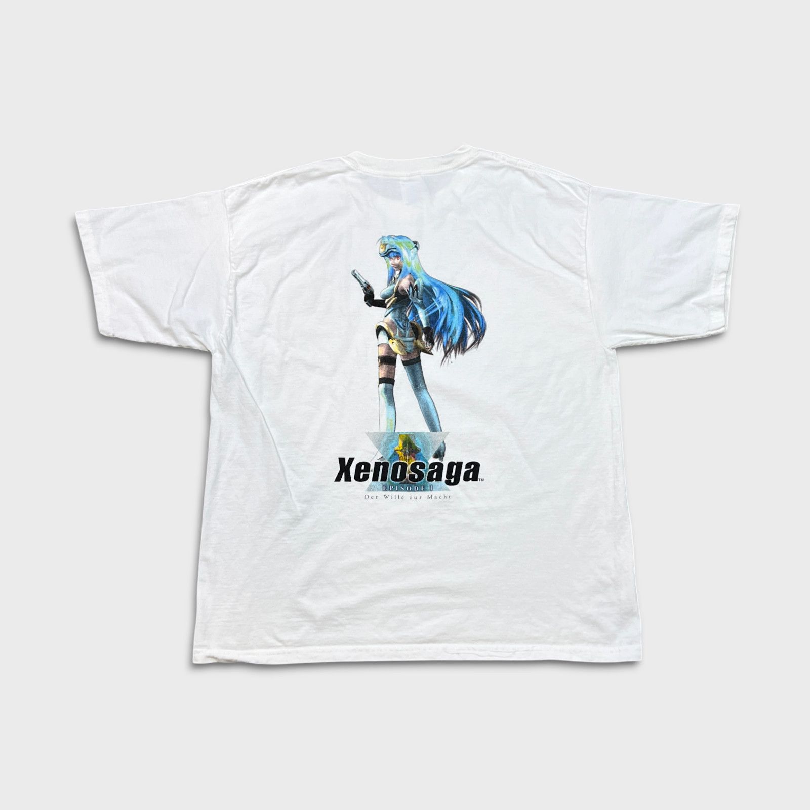 Playstation Vintage 2003 Namco Xenosaga T Shirt Episode 1 KOS-MOS Tee Size US XL / EU 56 / 4 - 1 Thumbnail