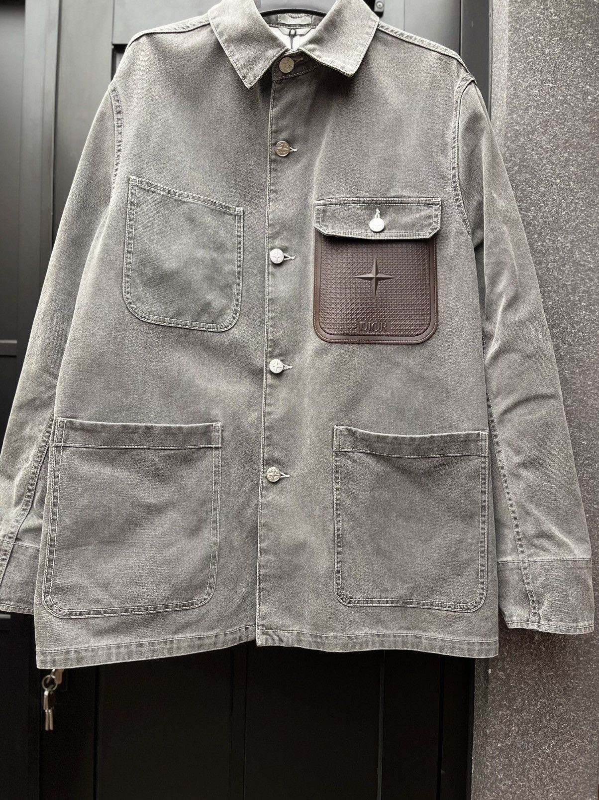Dior × Stone Island Cotton canvas jacket rare new condition Size US M / EU 48-50 / 2 - 4 Thumbnail