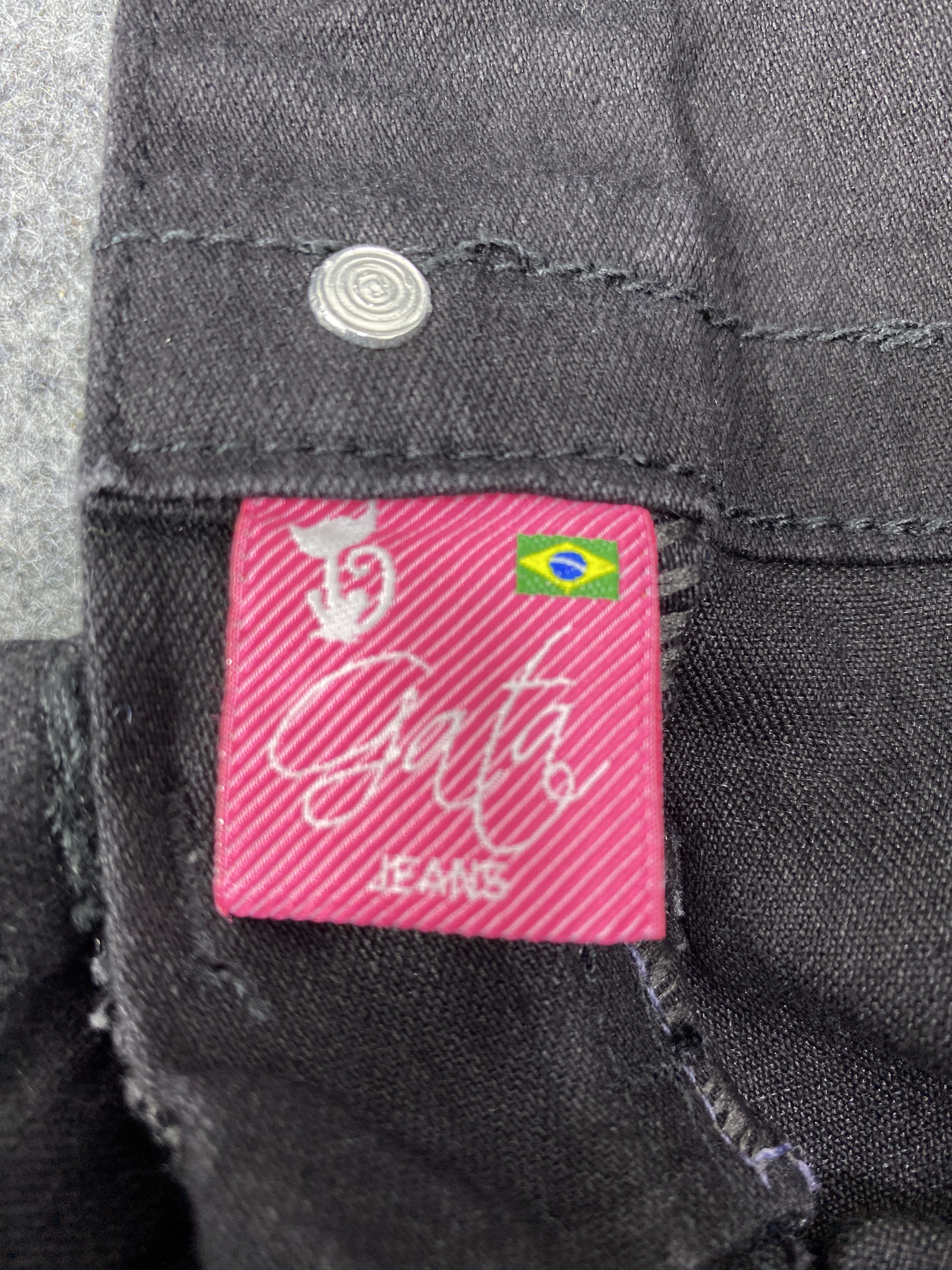 Jean Gata Black Denim - J1017 Size 26" / US 2 / IT 38 - 11 Thumbnail