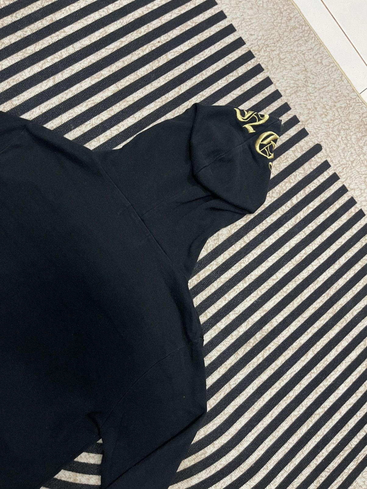 If Six Was Nine 2000s IFSIXWASNINE STYLE BEANINGS SHOO GOLD PRINT HOODIE Size US XS / EU 42 / 0 - 15 Thumbnail