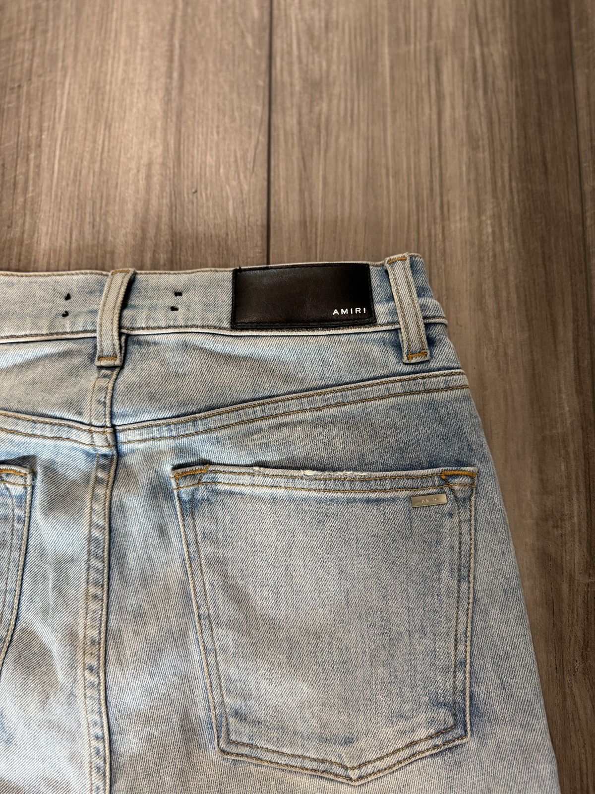 Amiri Amiri MX1 Skinny Blue Black Patch Size US 26 / EU 42 - 10 Thumbnail