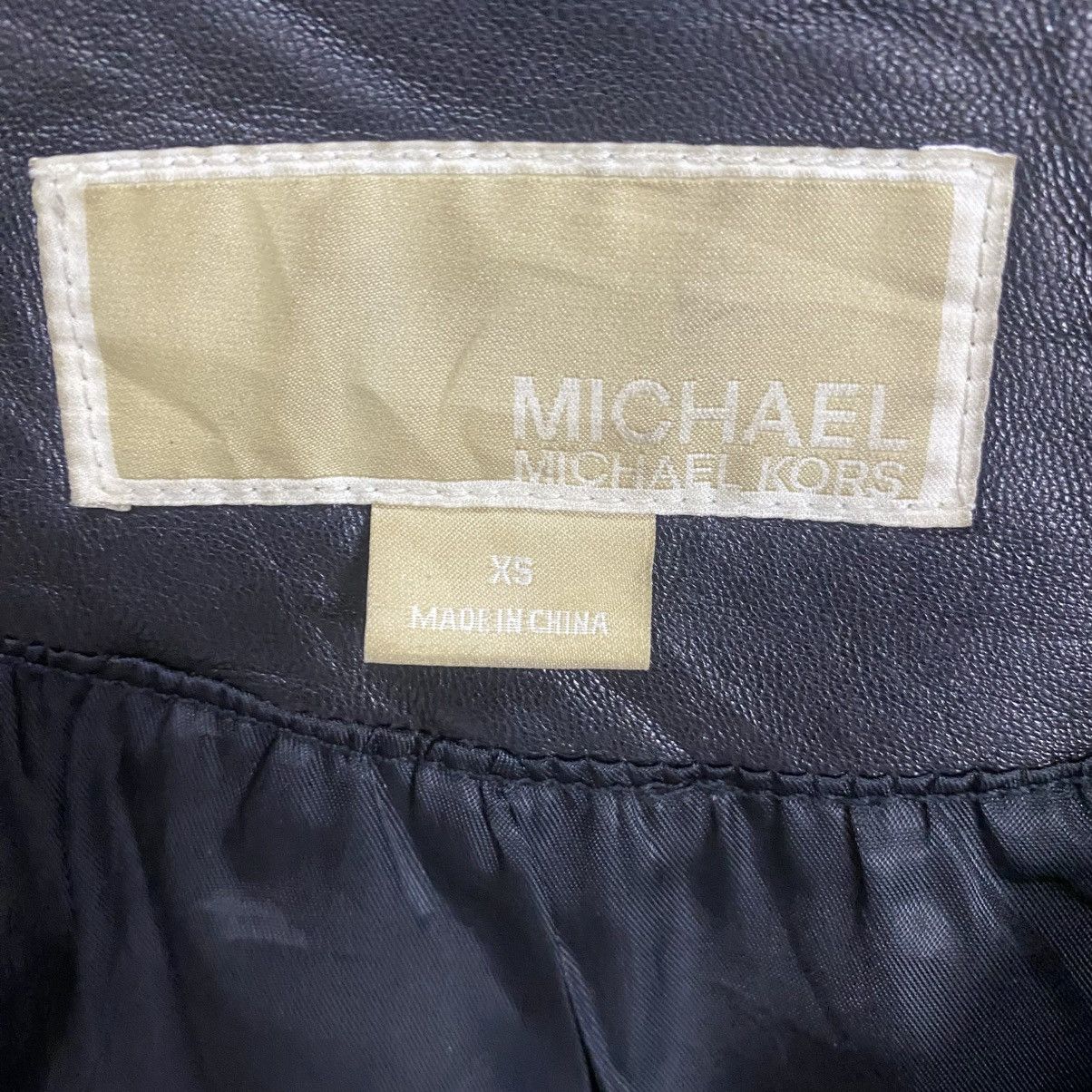 Michael Kors Michael Kors Leather Jacket Size XS / US 0-2 / IT 36-38 - 15 Thumbnail