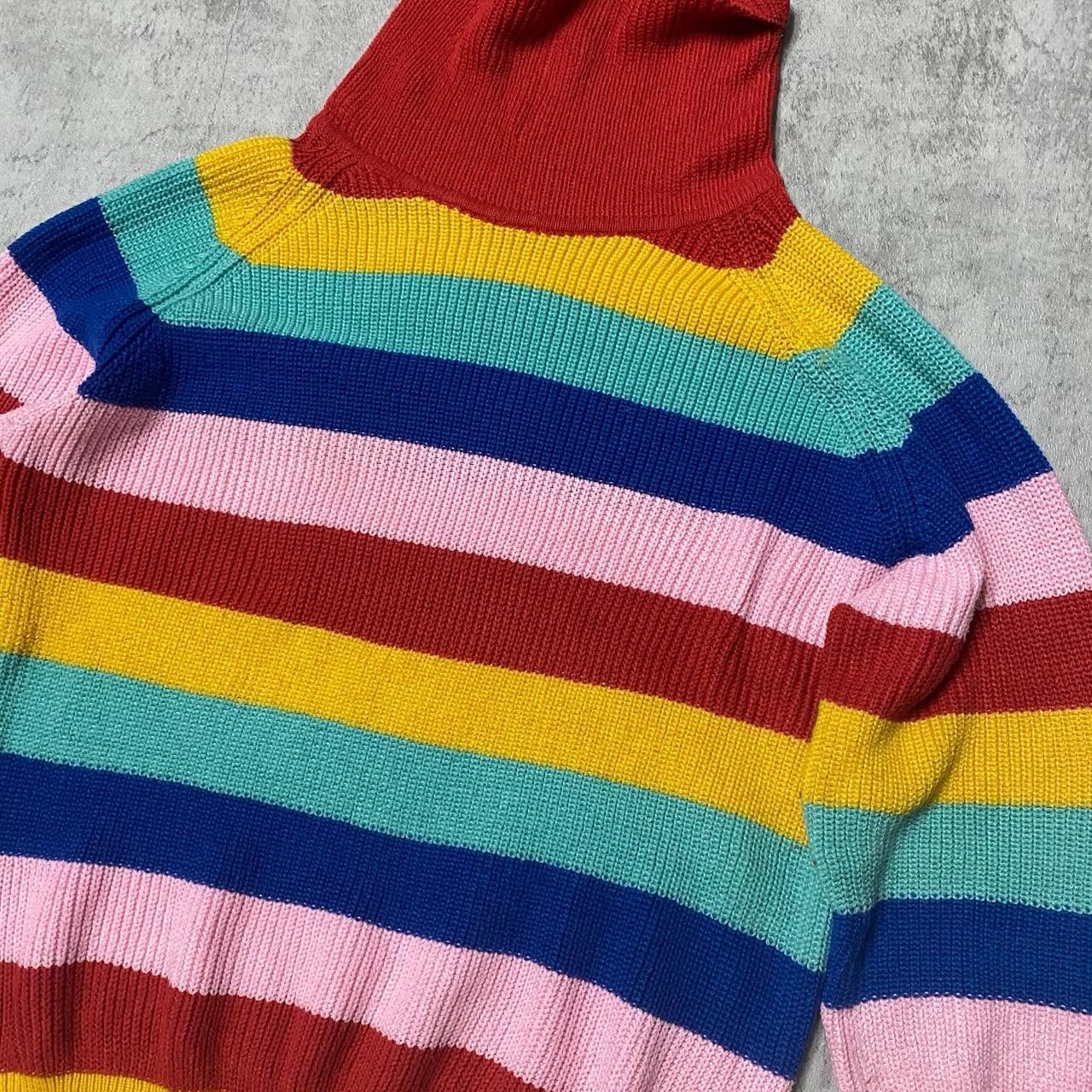 Other Multi-coloured striped turtleneck sweater #kidcore #fairy Size S / US 4 / IT 40 - 2 Thumbnail