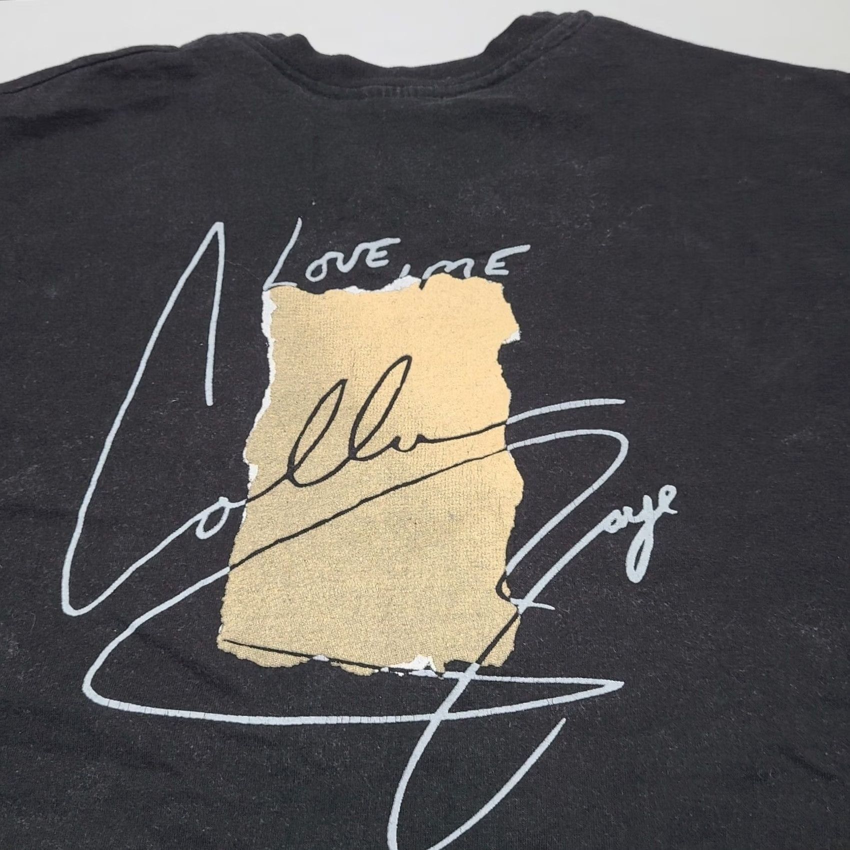 Hanes VINTAGE Collin Raye T-Shirt Men's XL Concert 90s Promo Black Short Sleeve Crew Neck Graphic Print Double-Sided Men Size US XL / EU 56 / 4 - 4 Thumbnail
