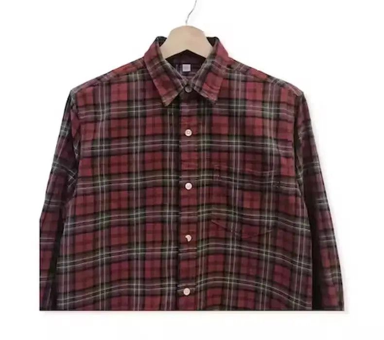 Japanese Brand Japanese Brand Uniqlo Plaid Tartan Flannel Shirt Size US S / EU 44-46 / 1 - 2 Thumbnail